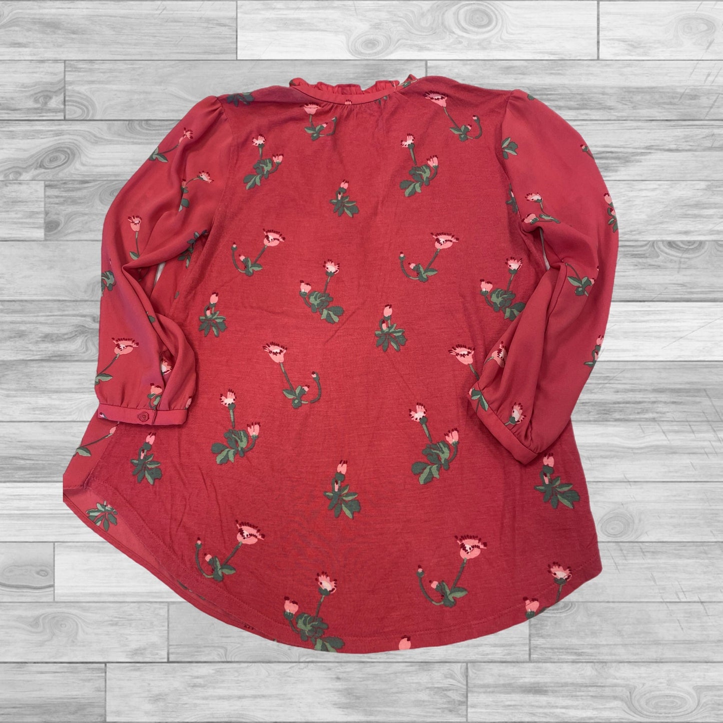 Top Long Sleeve By Loft In Coral, Size: Sp