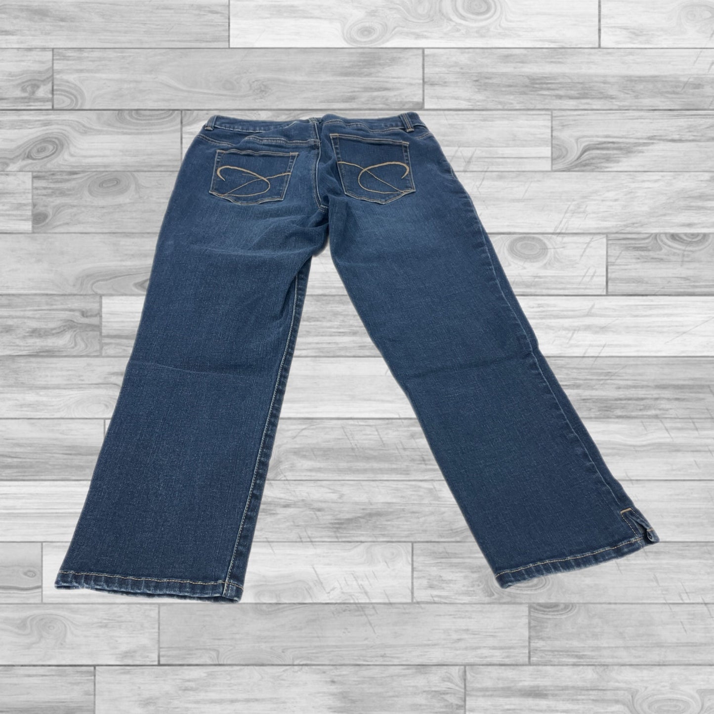 Jeans Skinny By Chicos In Blue Denim, Size: 0