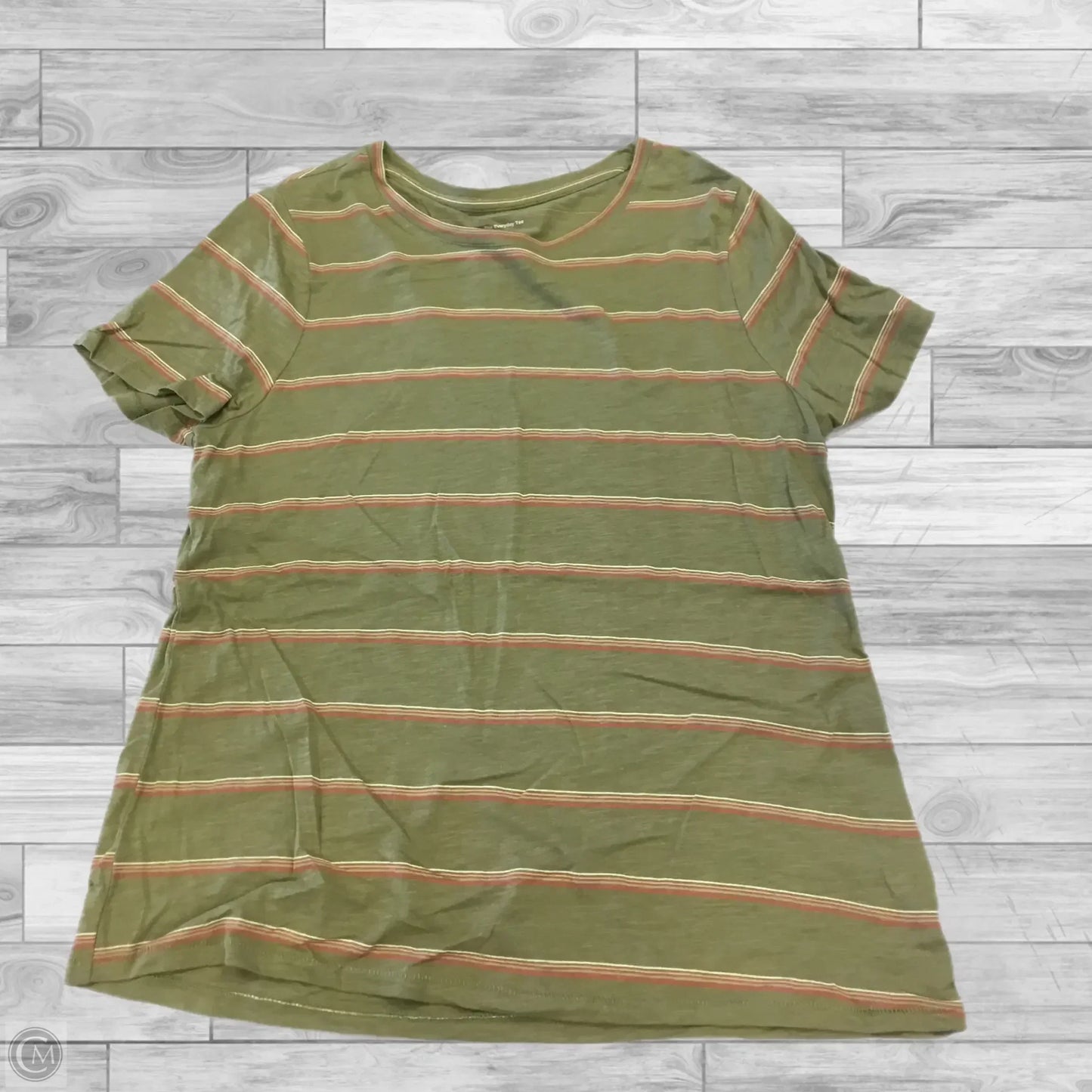 Top Short Sleeve Basic By Sonoma In Green, Size: M