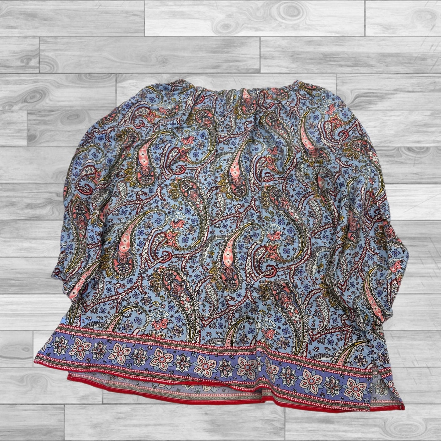 Top Long Sleeve By Talbots In Multi-colored, Size: S