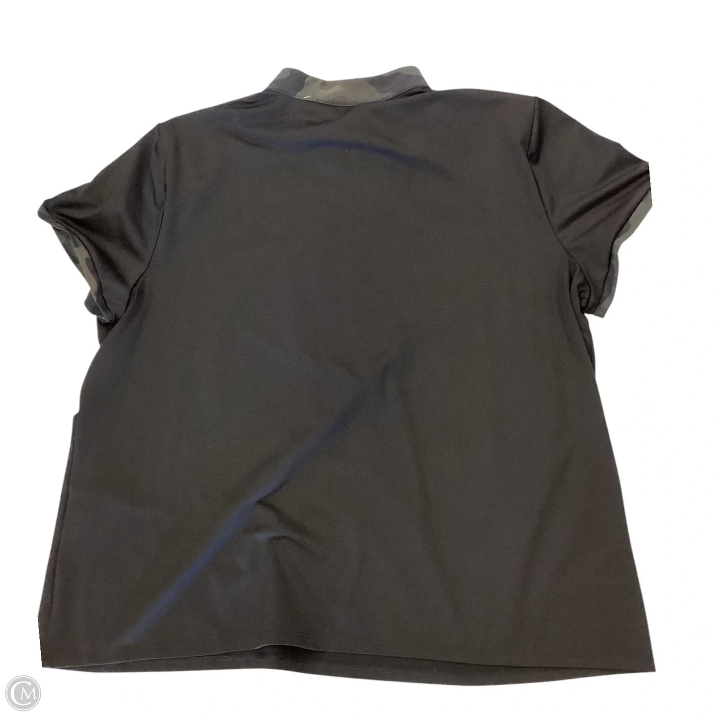 Athletic Top Short Sleeve By Chicos In Black, Size: Xl