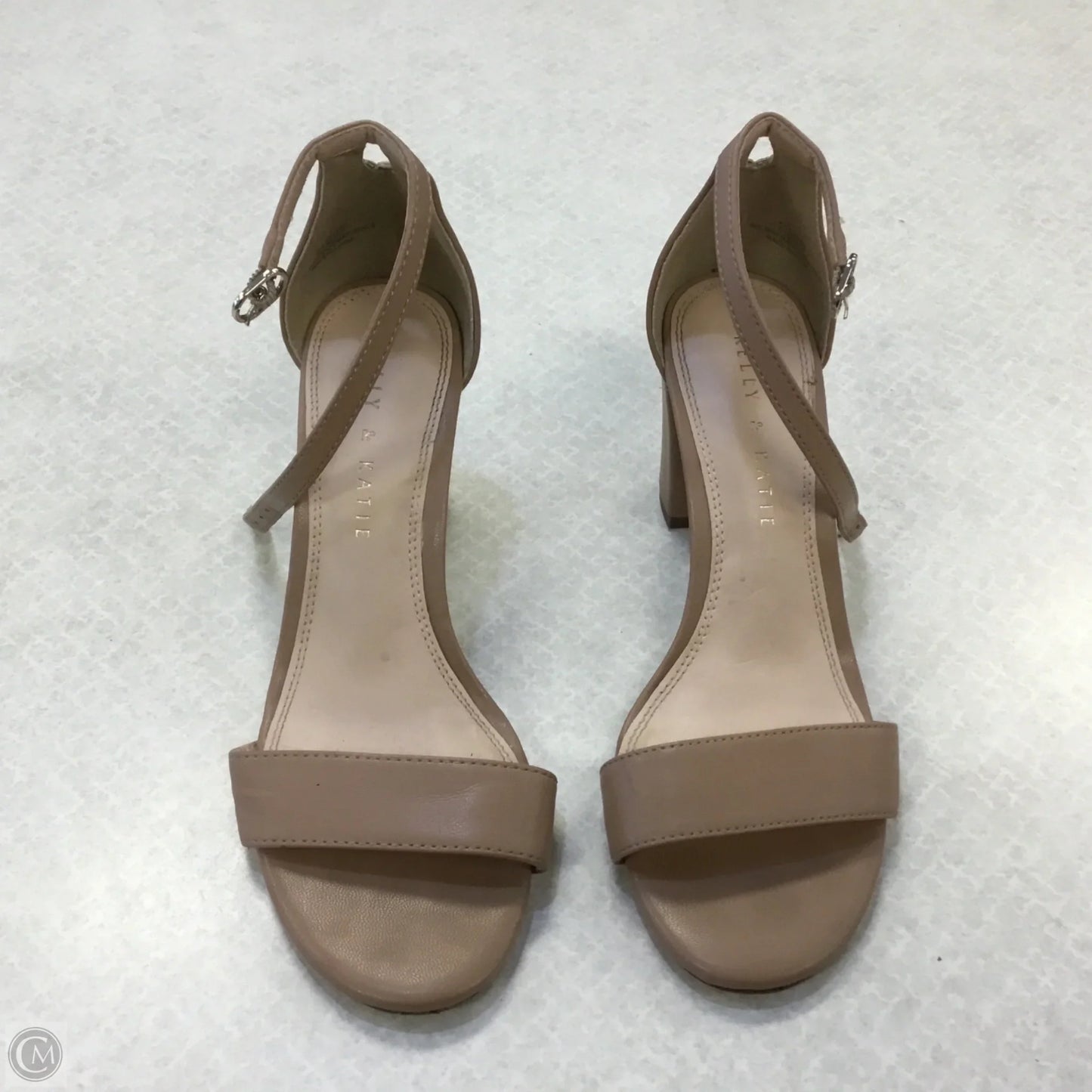 Shoes Heels Block By Kelly And Katie In Tan, Size: 6.5