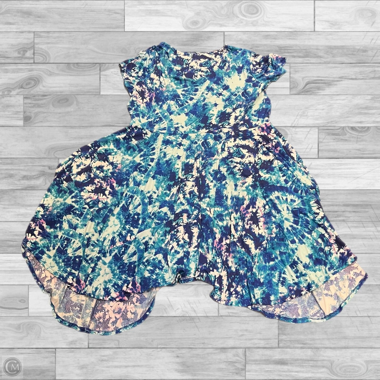 Dress Casual Midi By Kate & Mallory In Blue, Size: 3x