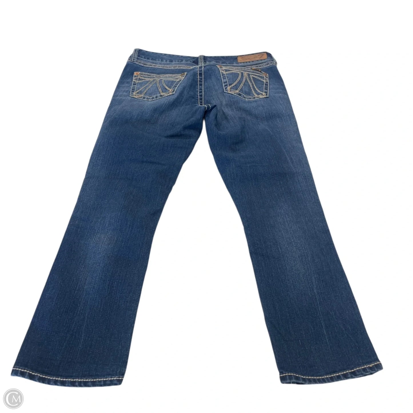 Jeans Skinny By Seven 7 In Blue Denim, Size: 8