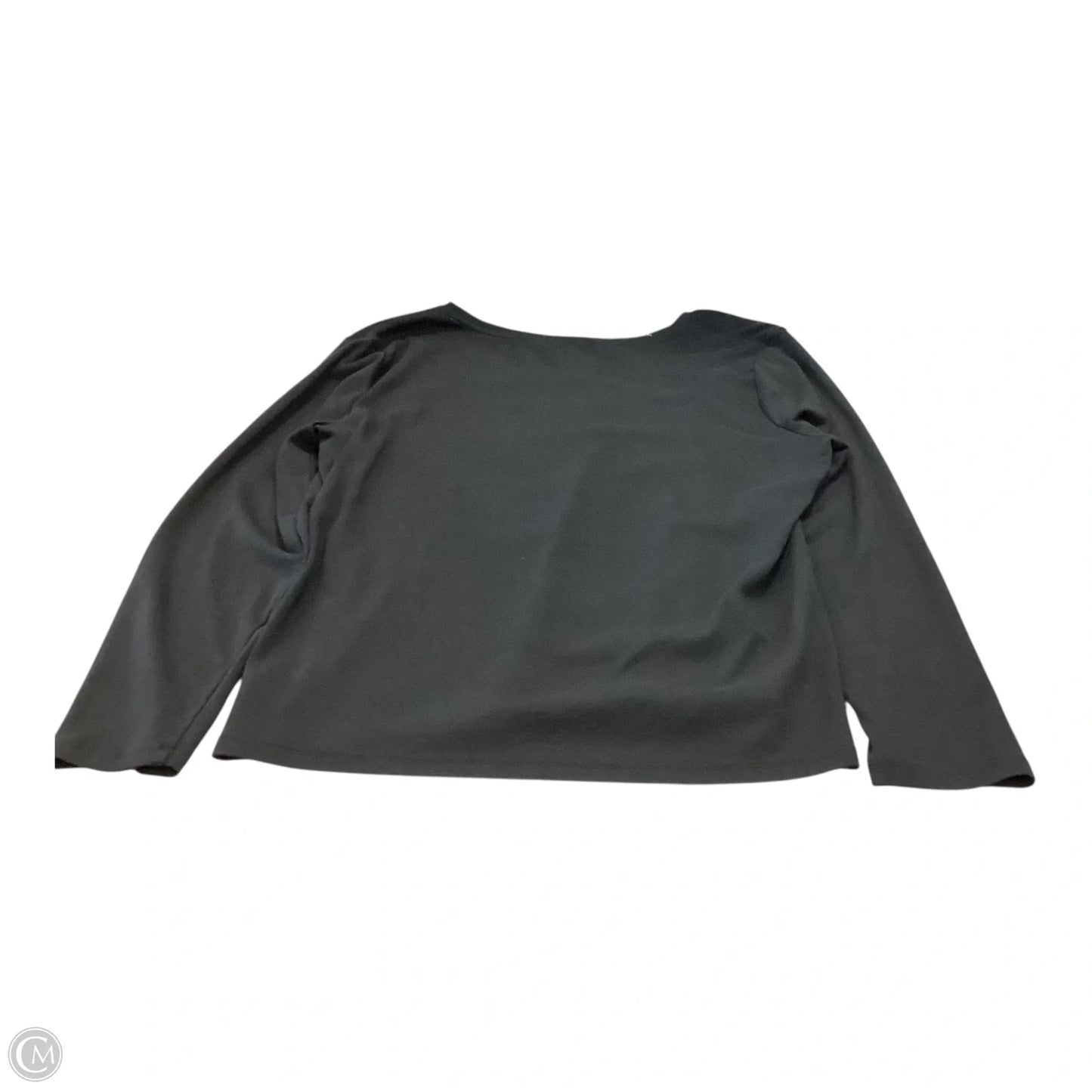 Top Long Sleeve Basic By Talbots In Black, Size: Xl