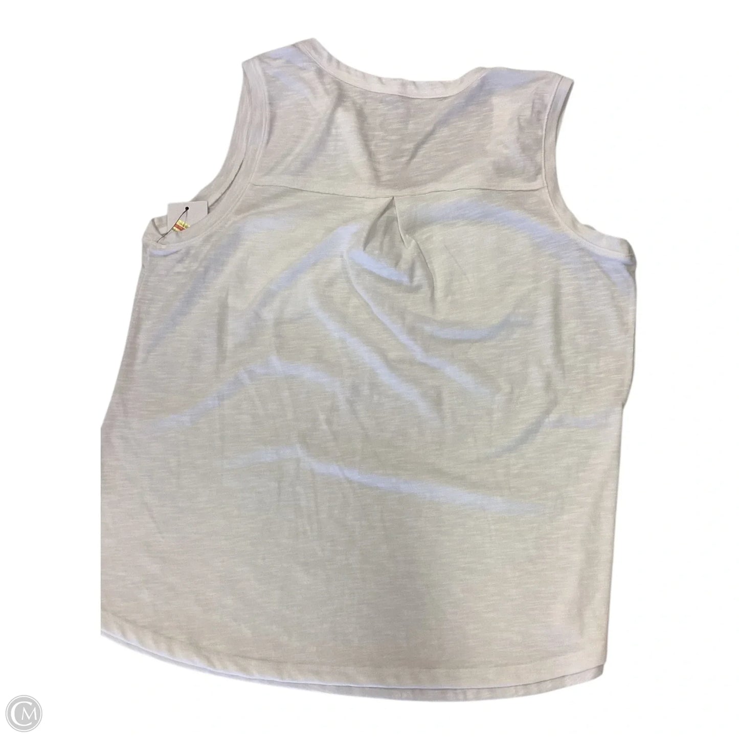 Top Sleeveless Basic By Sonoma In White, Size: Xl