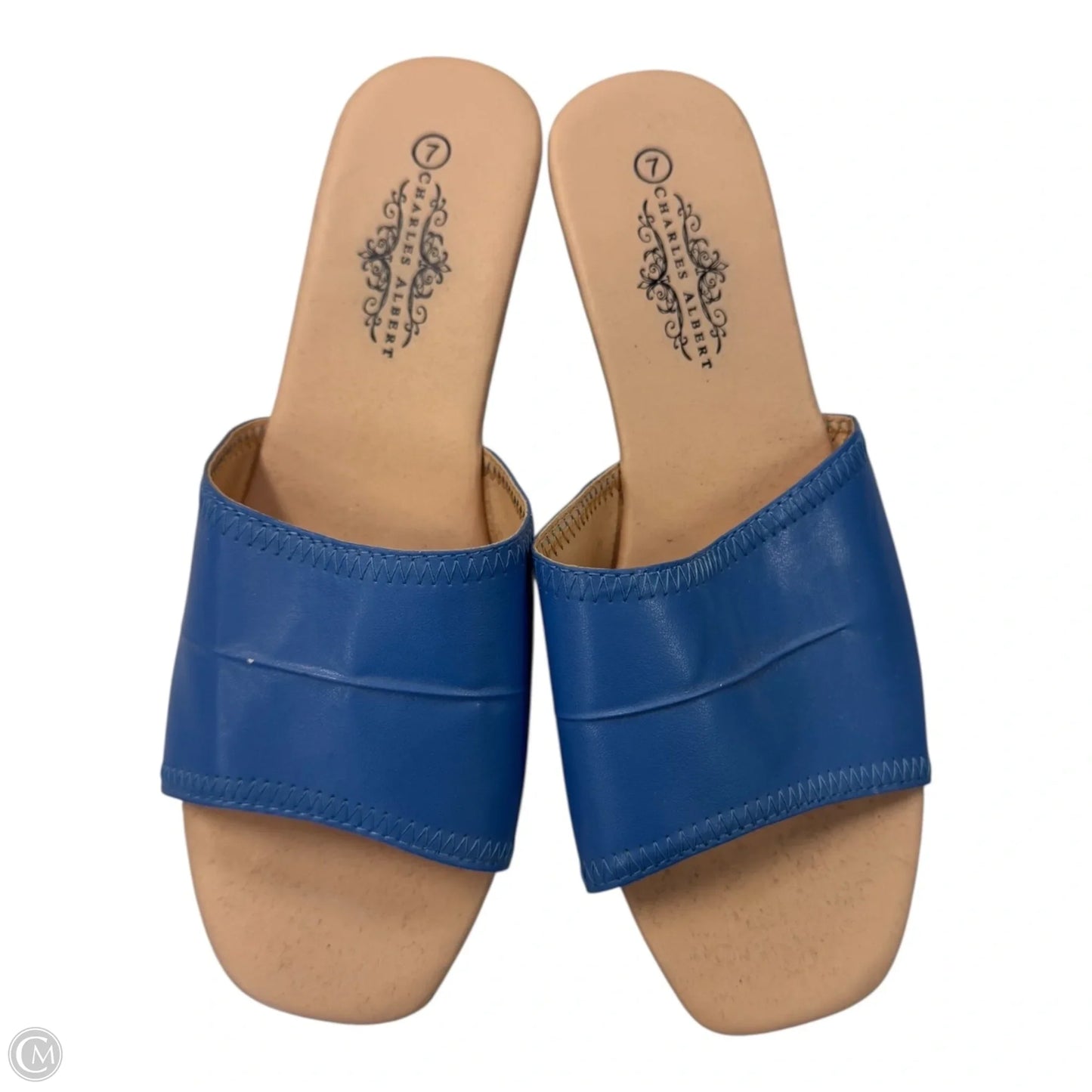 Shoes Heels Block By Clothes Mentor In Blue, Size: 7