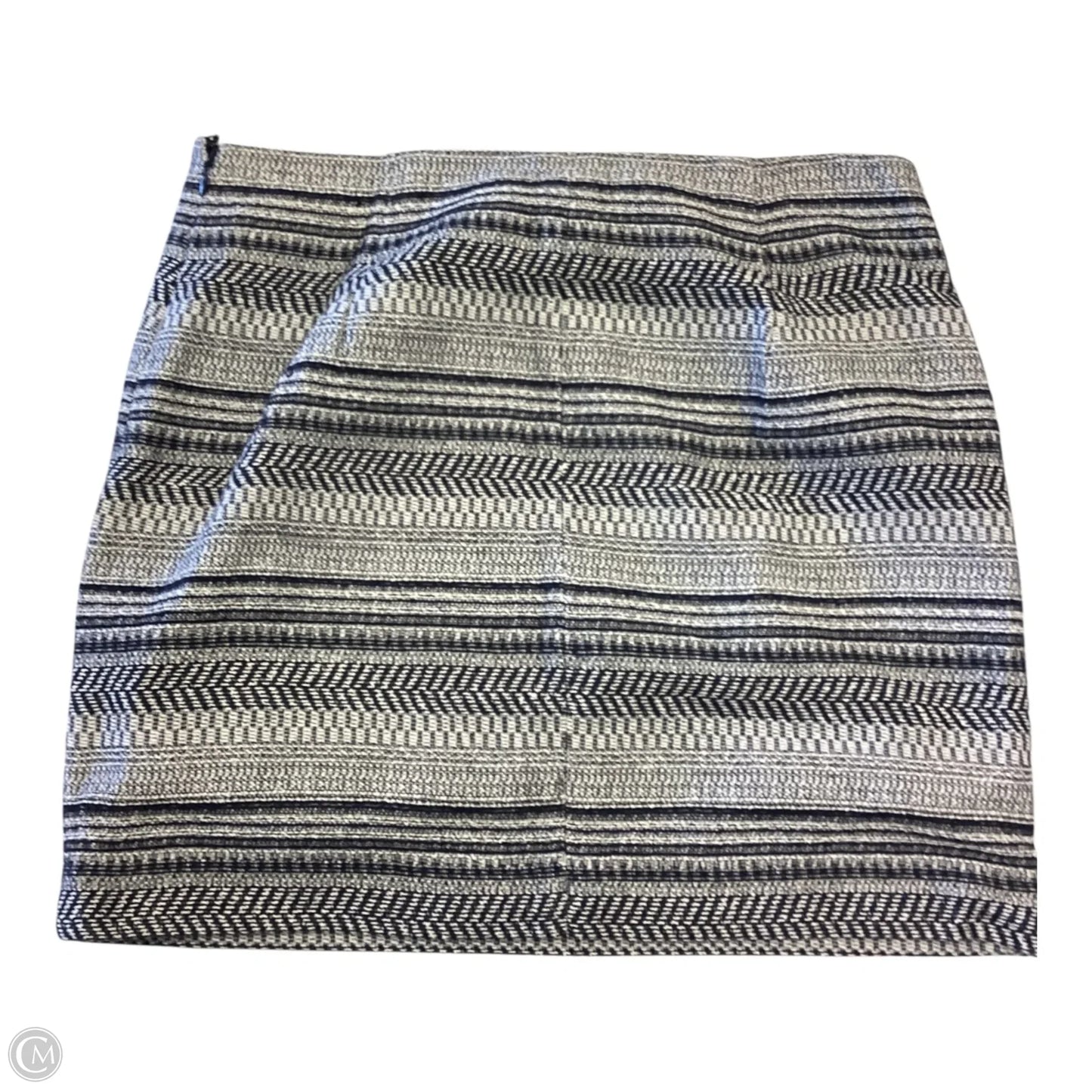 Skirt Mini & Short By Banana Republic In Blue & White, Size: 6