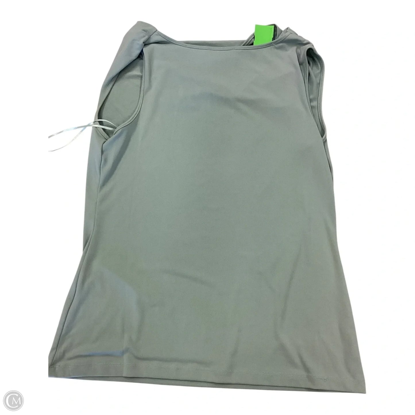 Top Sleeveless By Tahari By Arthur Levine In Green, Size: S