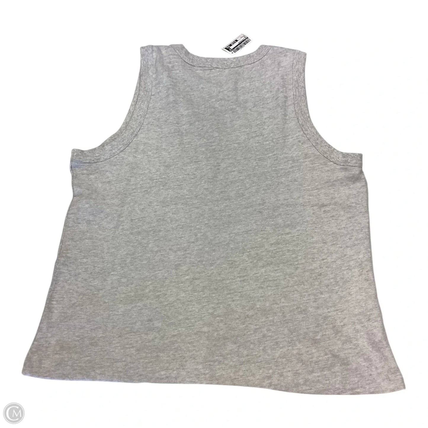 Top Sleeveless By Loft In Grey, Size: Xl