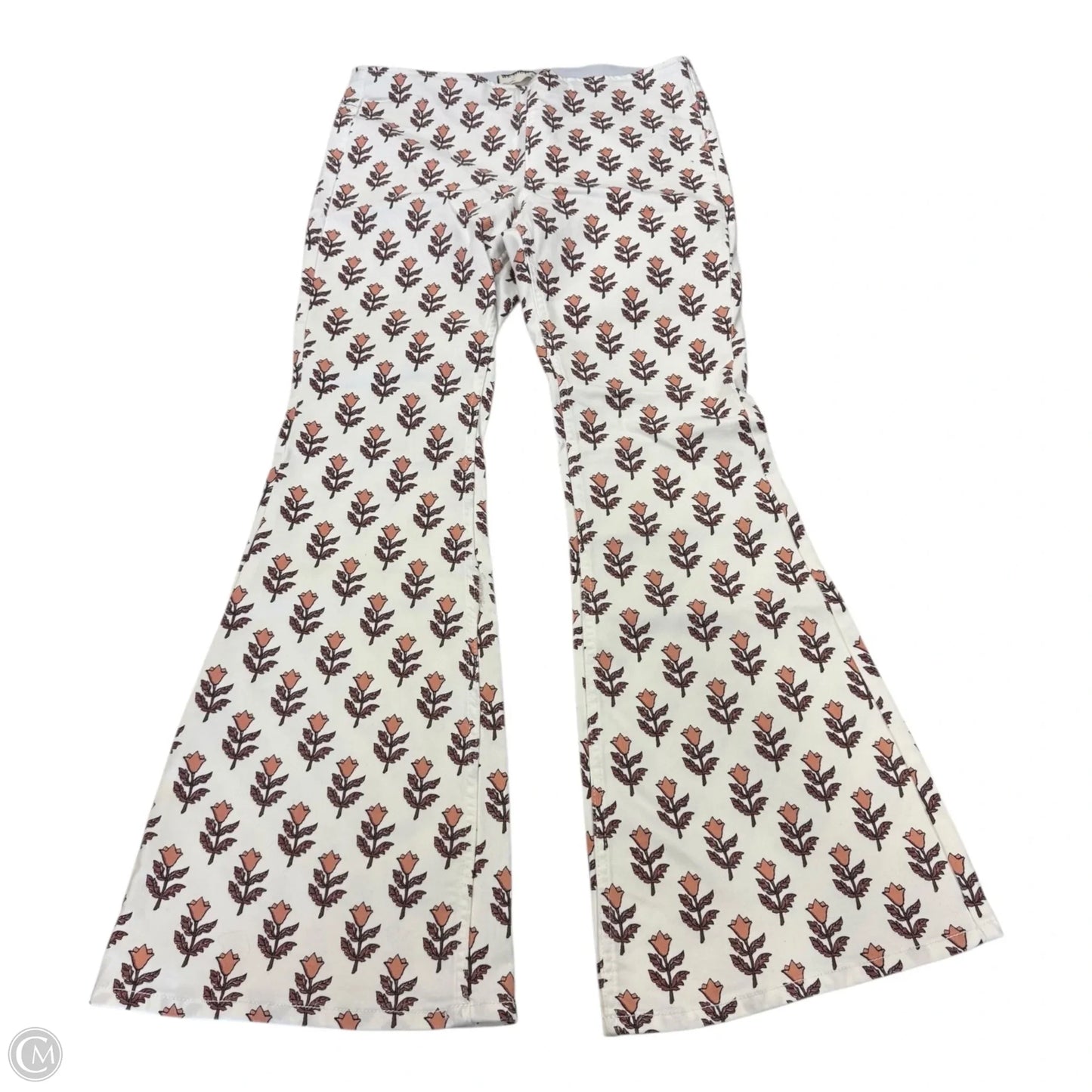 Pants Wide Leg By We The Free In Pink & White, Size: 14