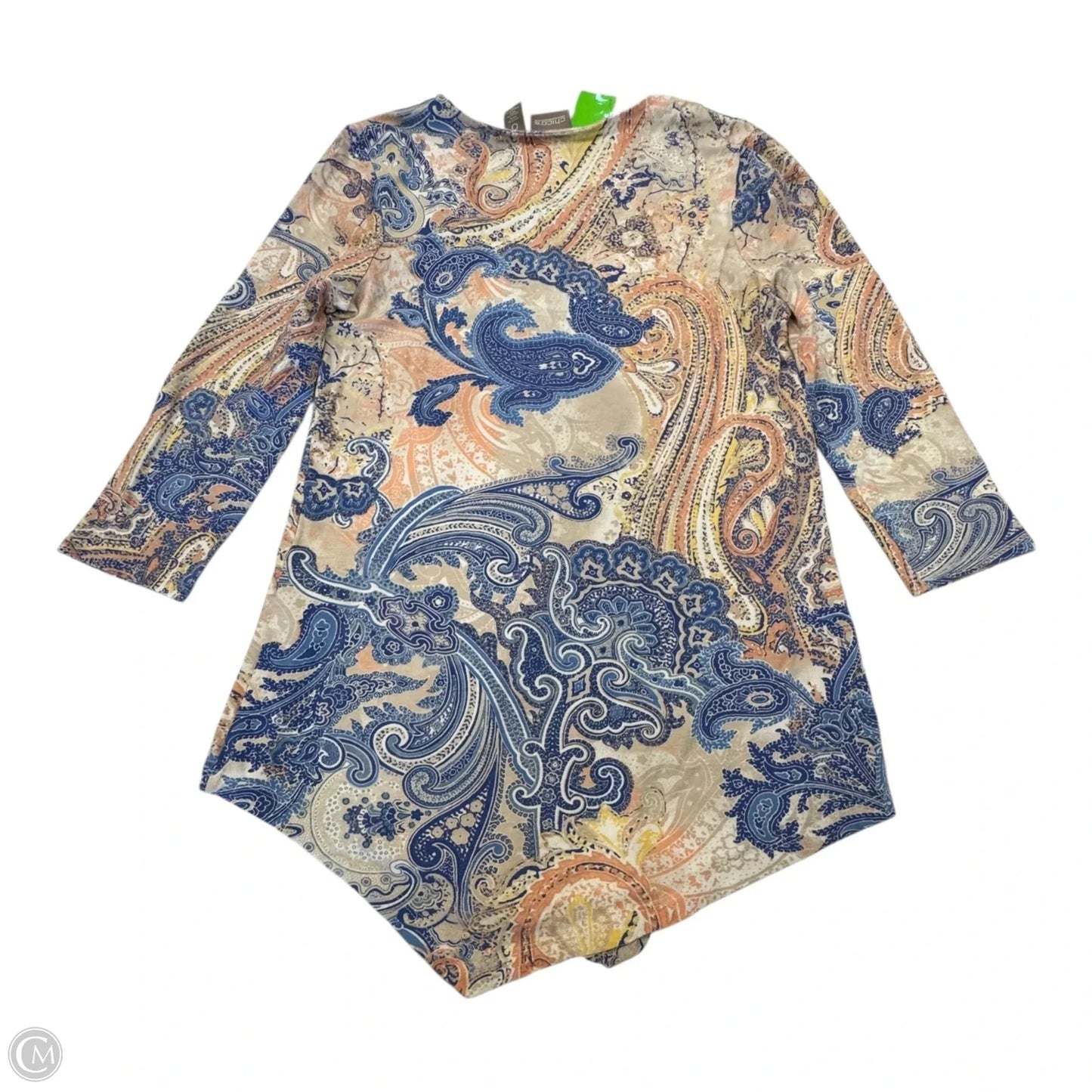 Top Long Sleeve By Chicos In Multi-colored, Size: S