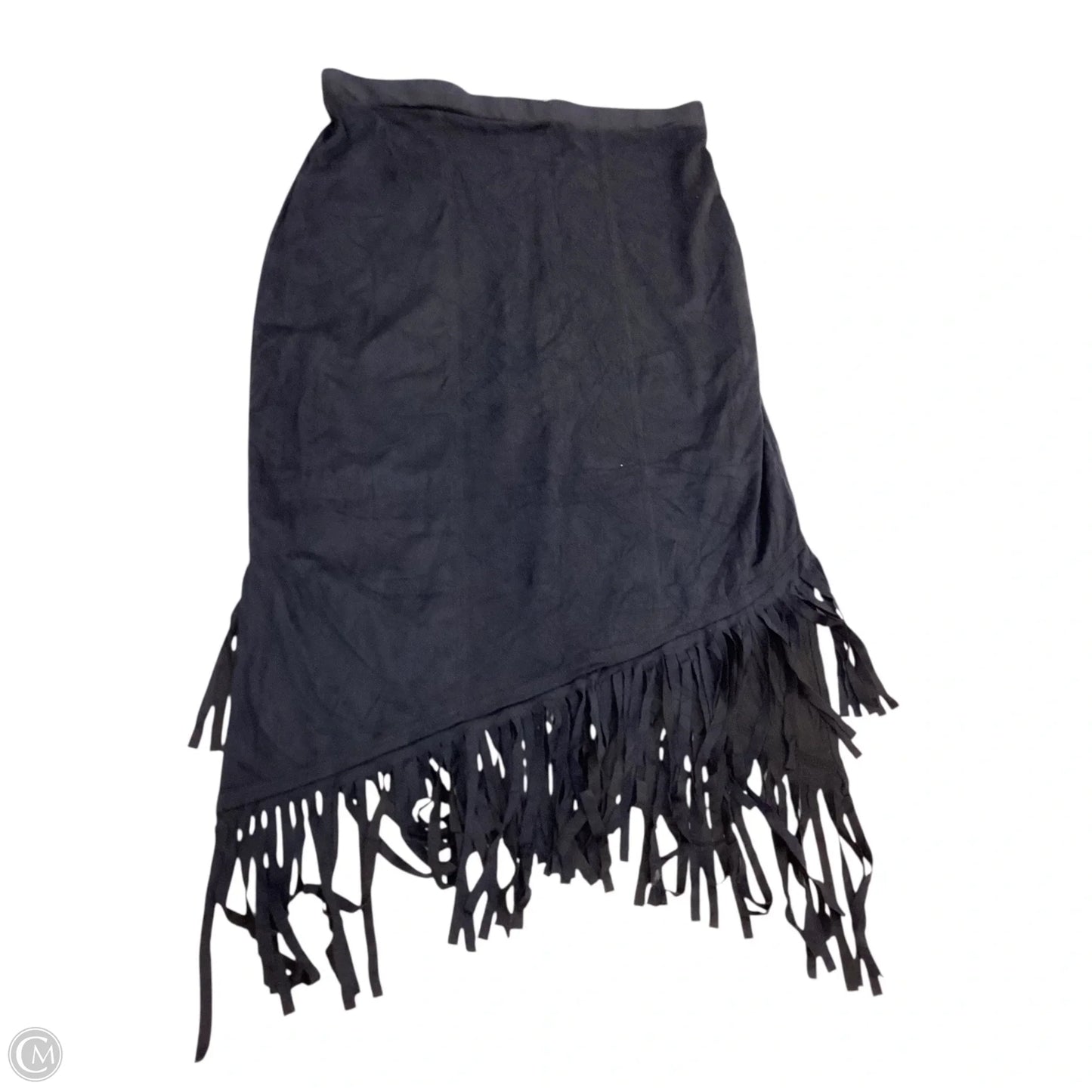 Skirt Midi By Faith And Joy In Black, Size: Xl