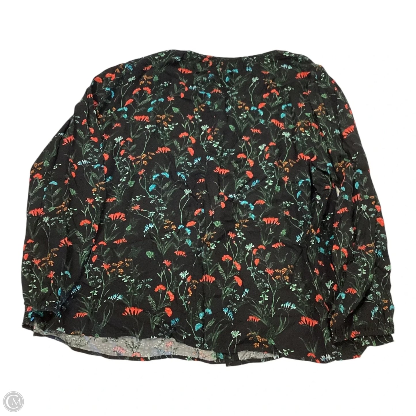 Top Long Sleeve By Lane Bryant In Floral Print, Size: 18