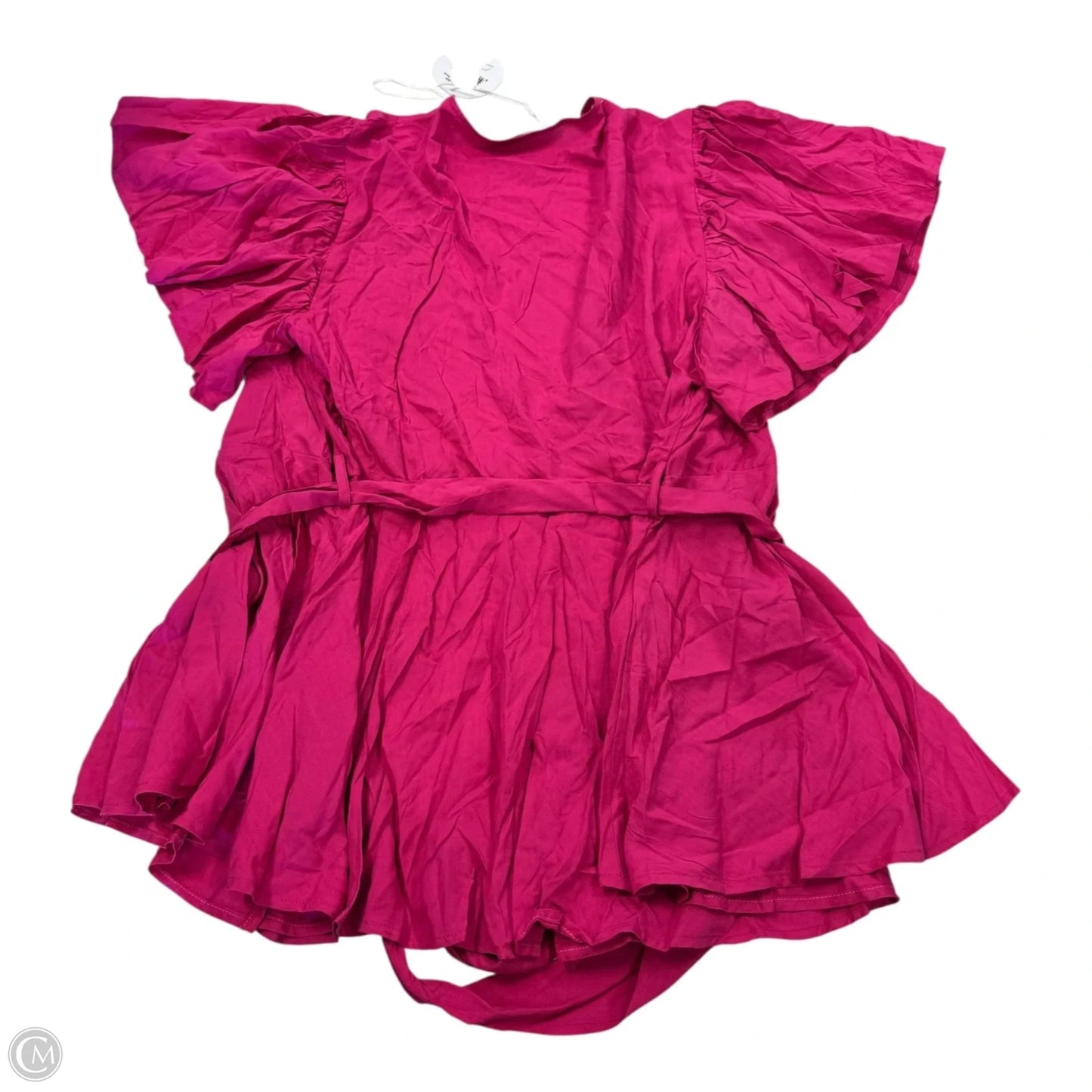 Top Short Sleeve By Petal & Pup In Pink, Size: Xl