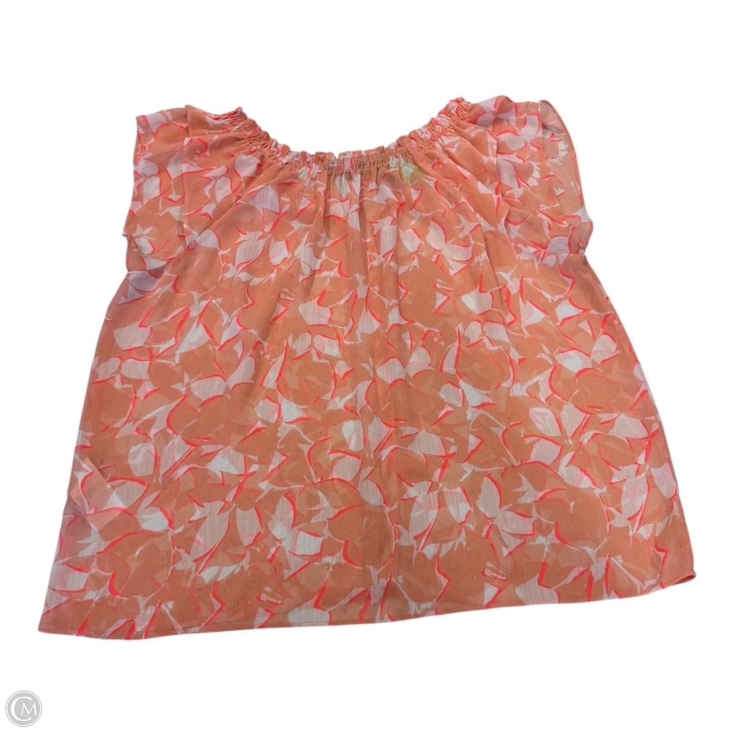 Top Sleeveless By Dkny In Pink, Size: L