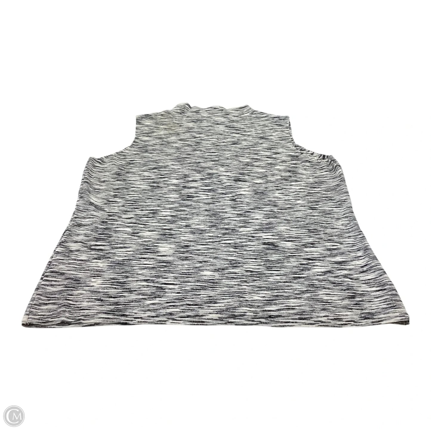 Top Sleeveless By Nine West In Black & White, Size: M