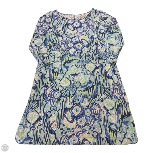 Dress Designer By Lilly Pulitzer In Blue & Green, Size: M