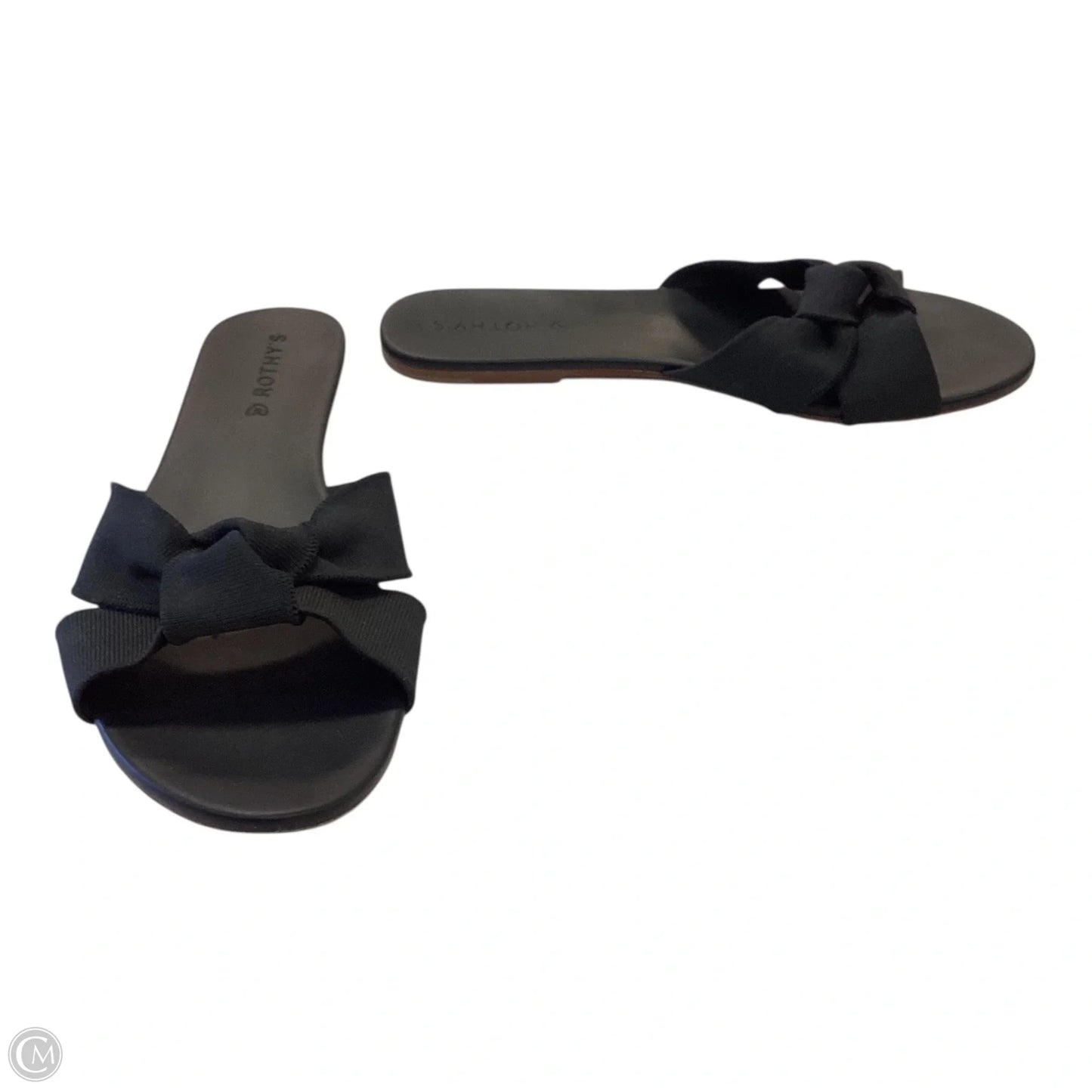 Sandals Flats By Rothys In Black, Size: 10.5