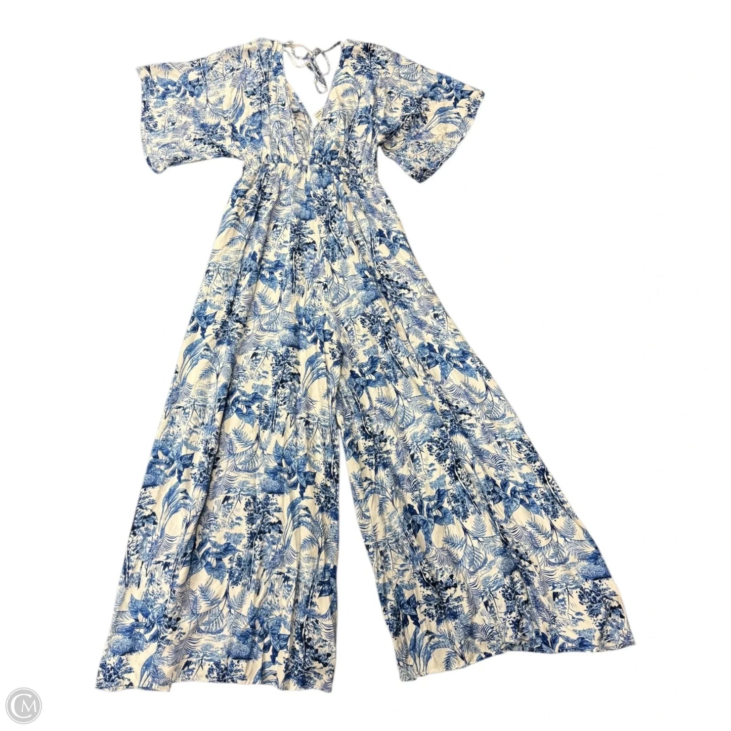 Dress Casual Maxi By Baltic Born In Blue & White, Size: S