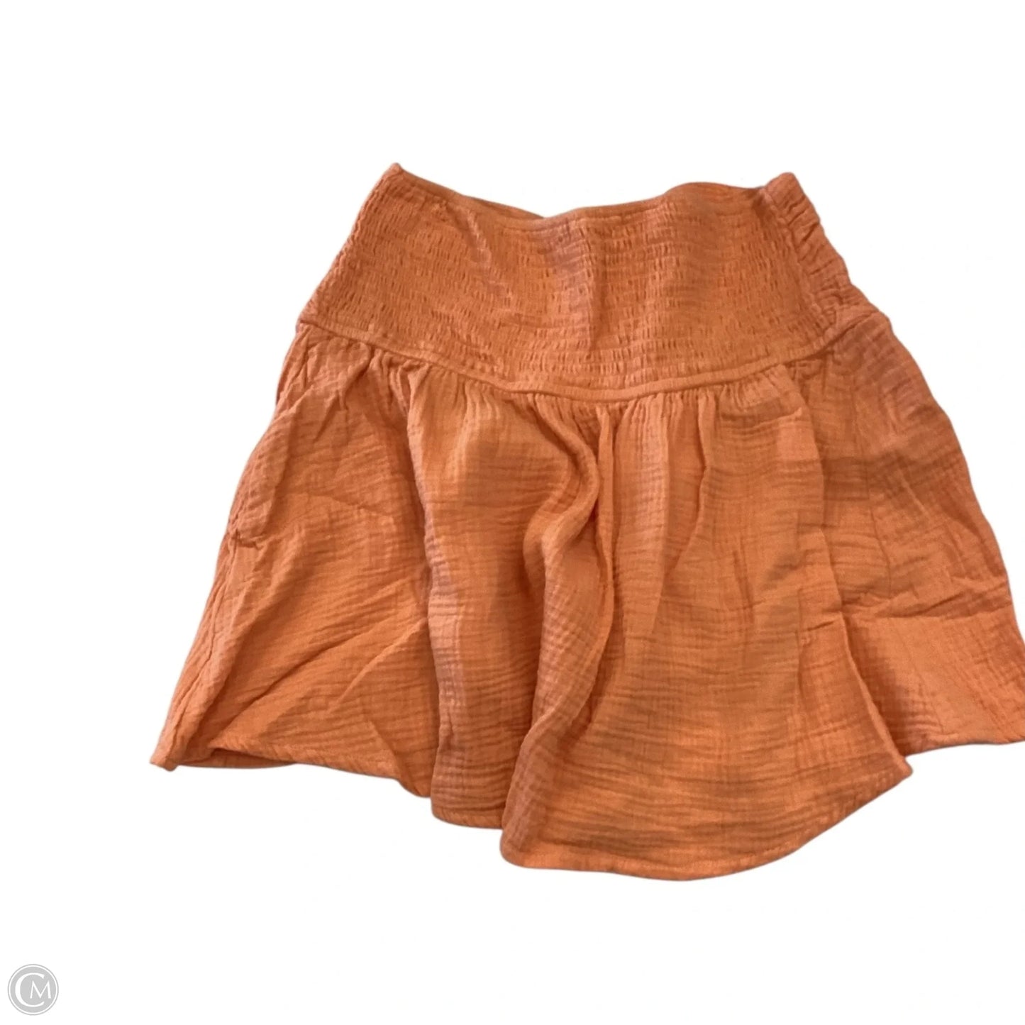 Skirt Mini & Short By Clothes Mentor In Orange, Size: S