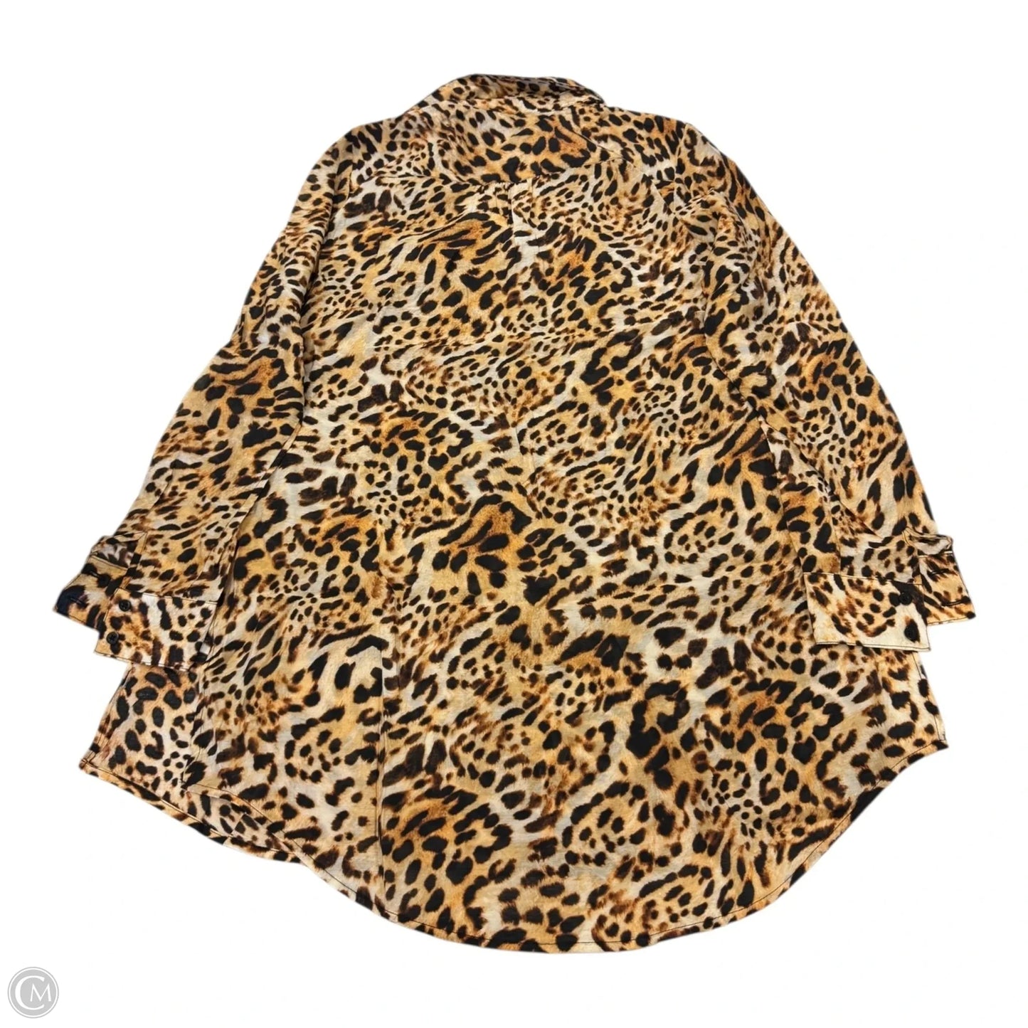 Top Long Sleeve By Inc In Animal Print, Size: Xs