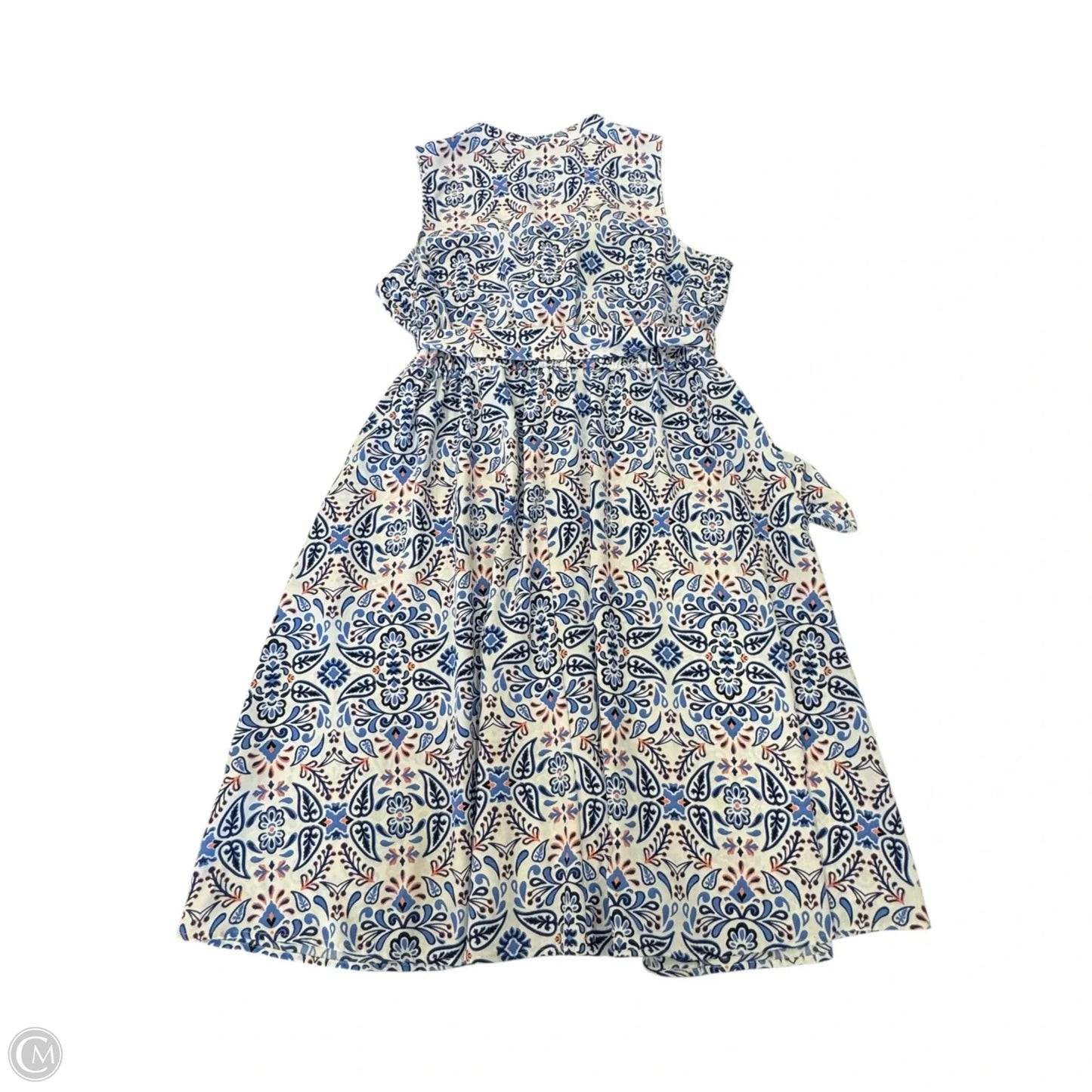 Dress Casual Short By Croft And Barrow In Blue & White, Size: Xlp