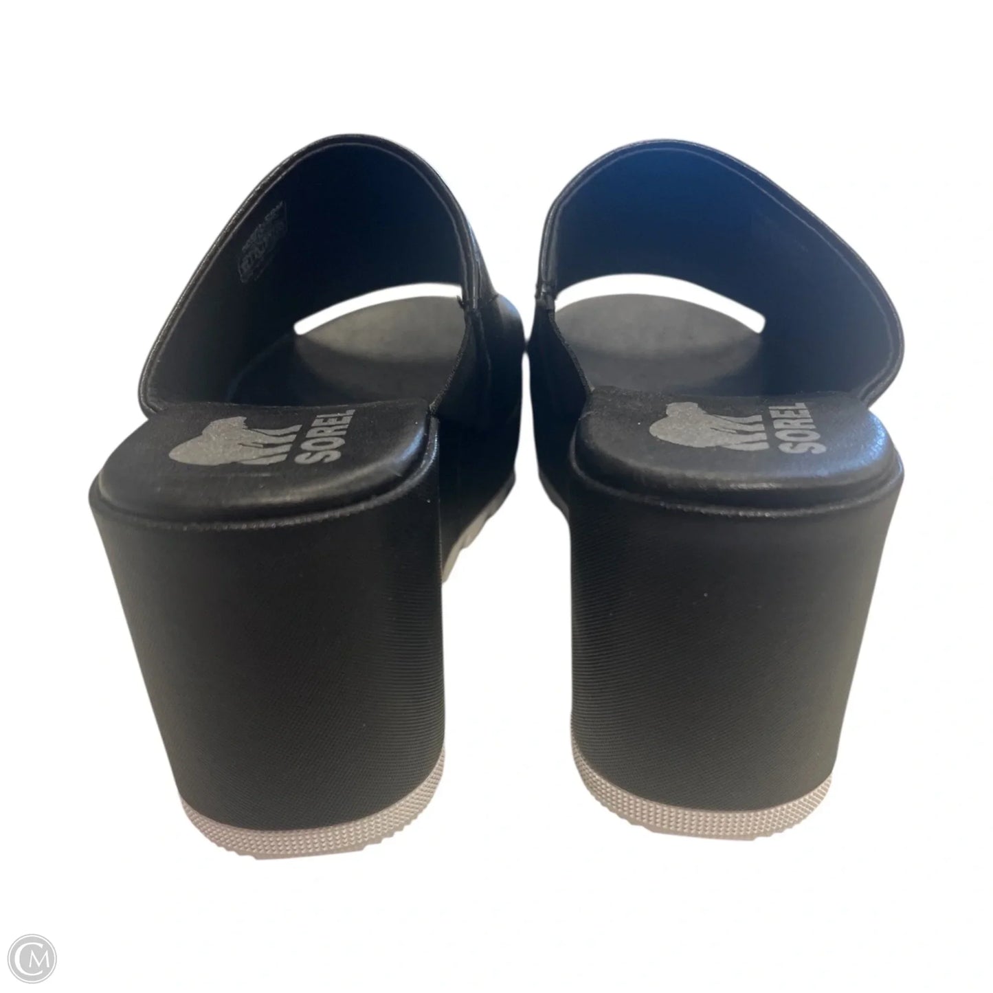 Shoes Heels Wedge By Sorel In Black, Size: 6.5