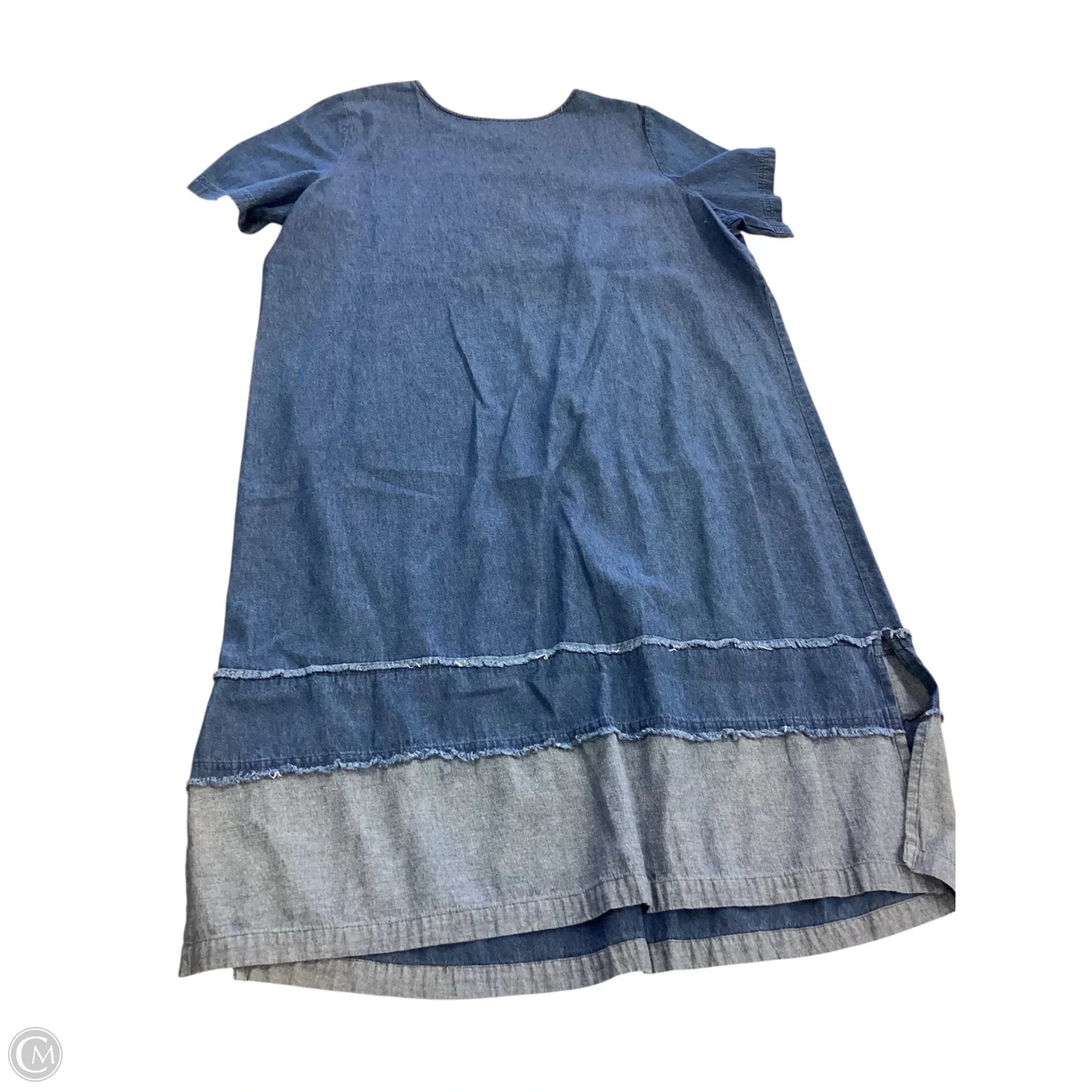 Dress Casual Midi By Clothes Mentor In Blue, Size: 1x