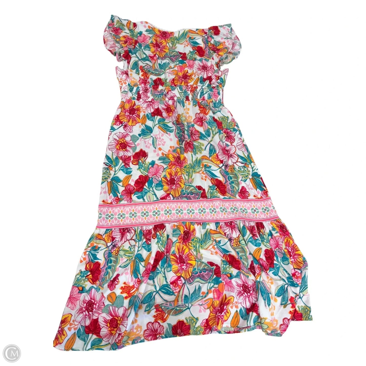 Dress Casual Maxi By Adrianna Papell In Floral Print, Size: 12