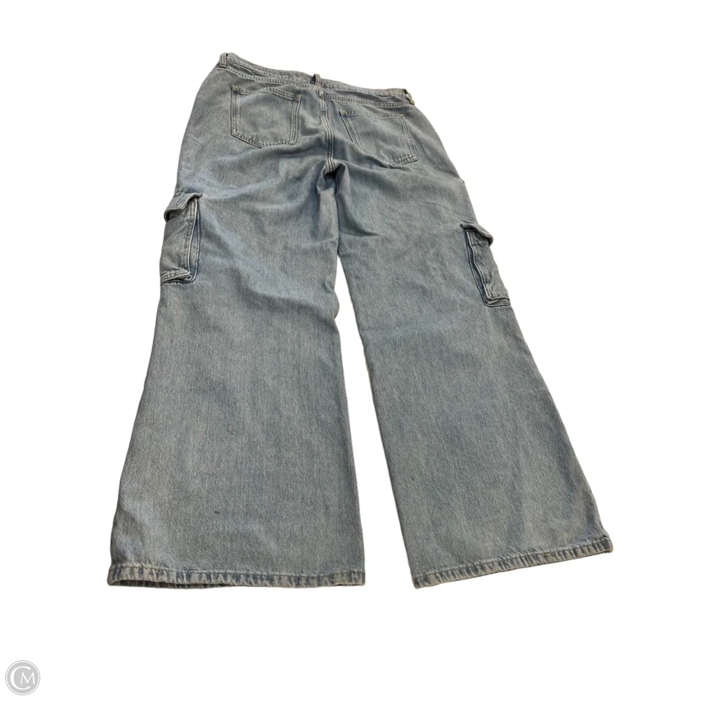 Jeans Wide Leg By Arizona In Blue Denim, Size: 12