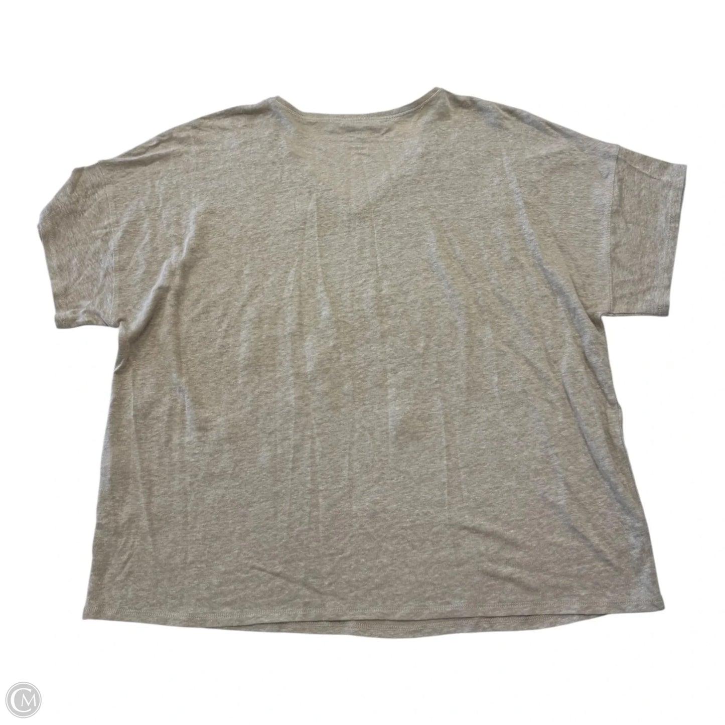 Top Short Sleeve By Chicos In Brown, Size: Xl