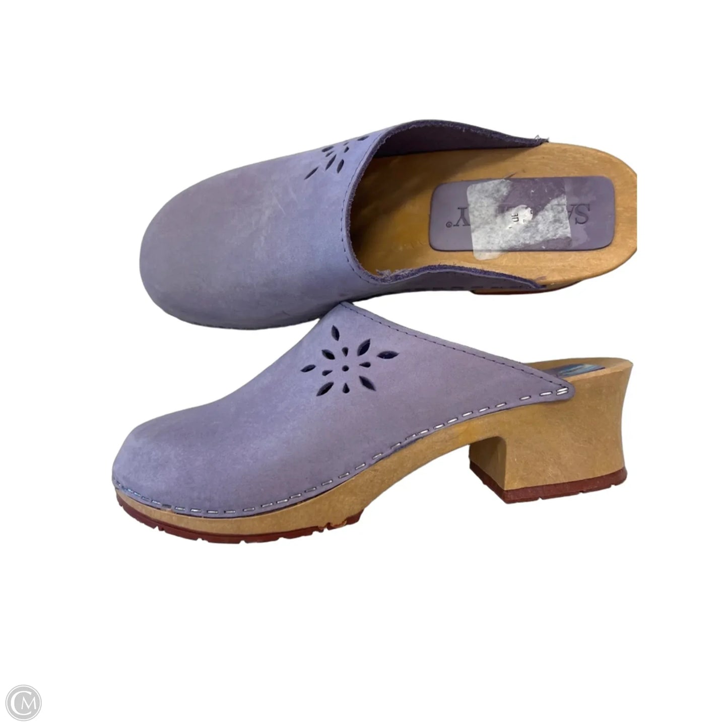 Shoes Heels Block By Sam And Libby In Purple, Size: 9