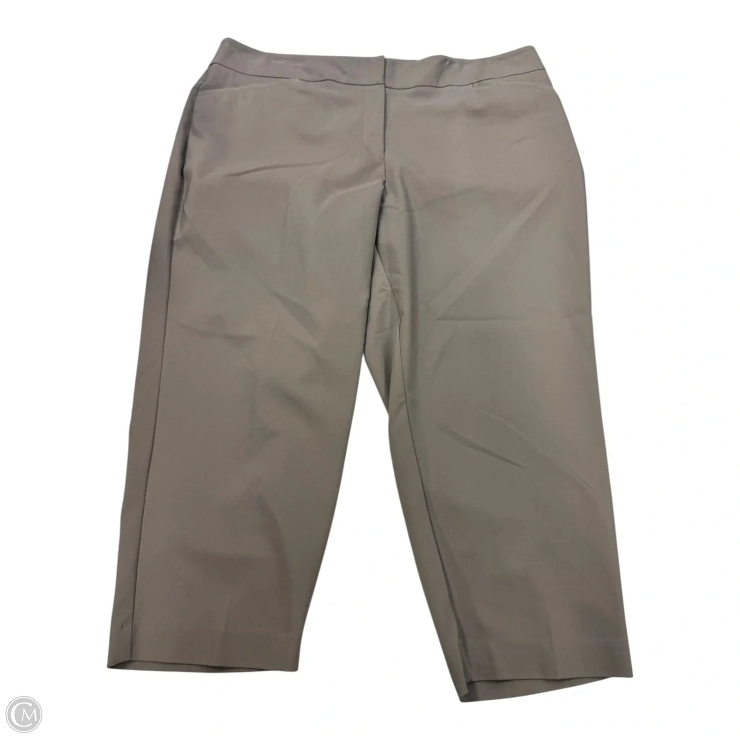 Capris By Apt 9 In Taupe, Size: 16