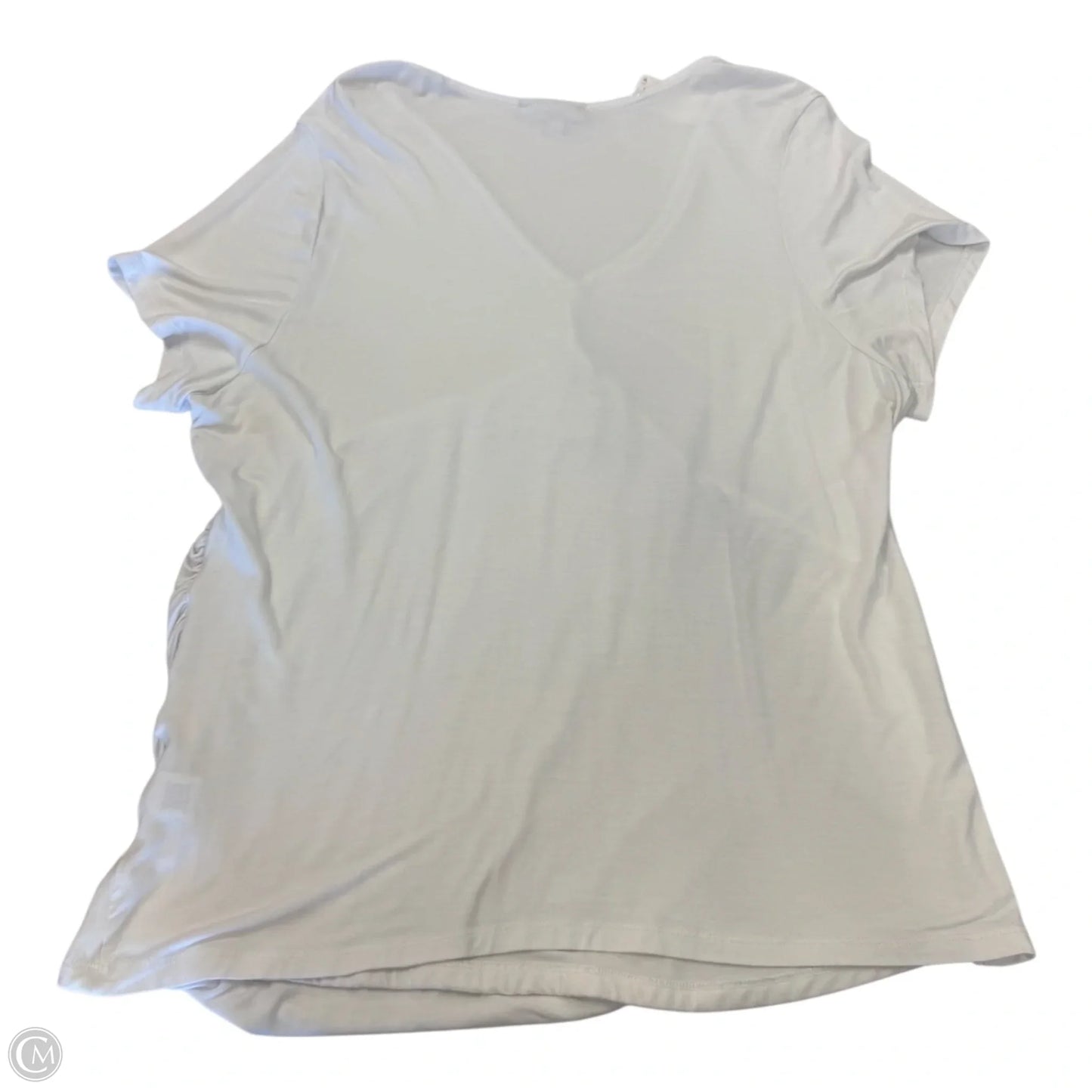 Top Short Sleeve By Northstyle In White, Size: 1x