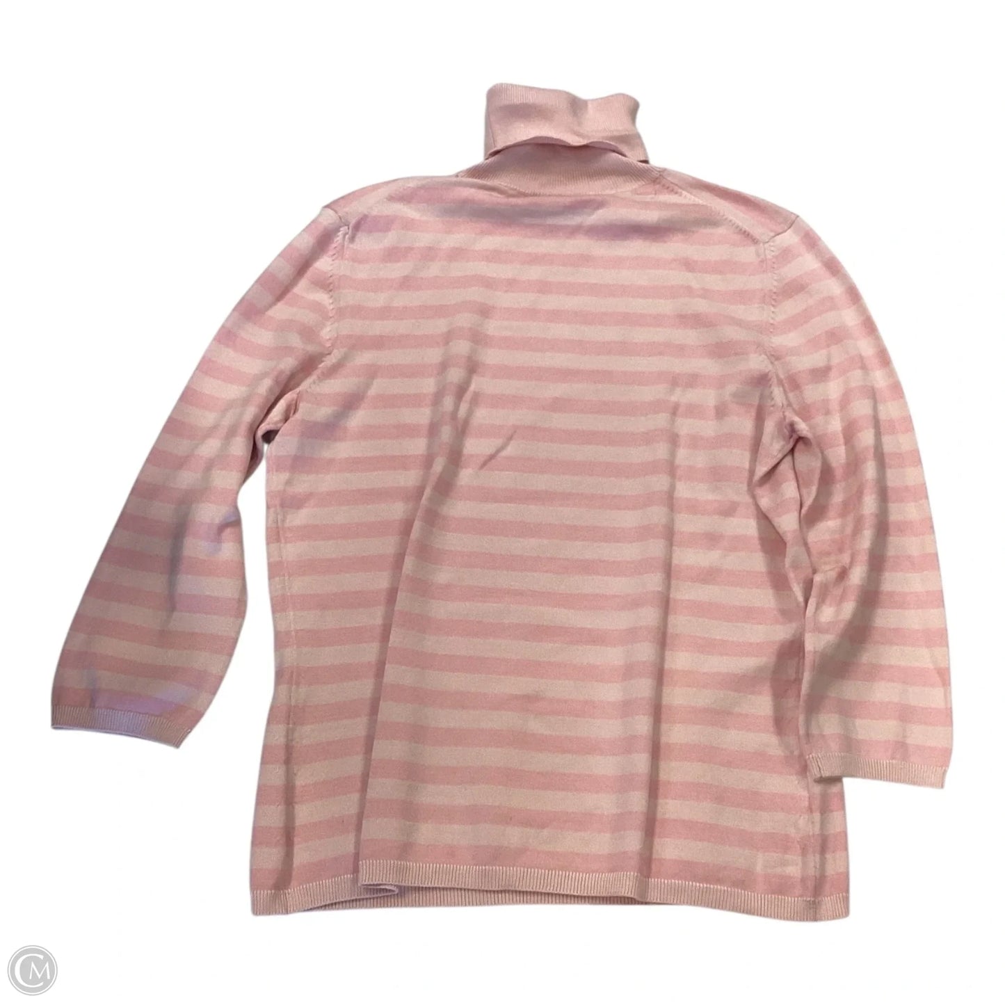 Top Long Sleeve By Ann Taylor In Pink, Size: M