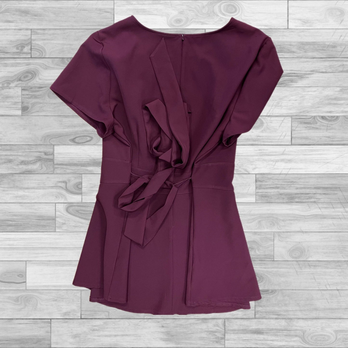 Top Short Sleeve By Lane Bryant In Maroon, Size: 16