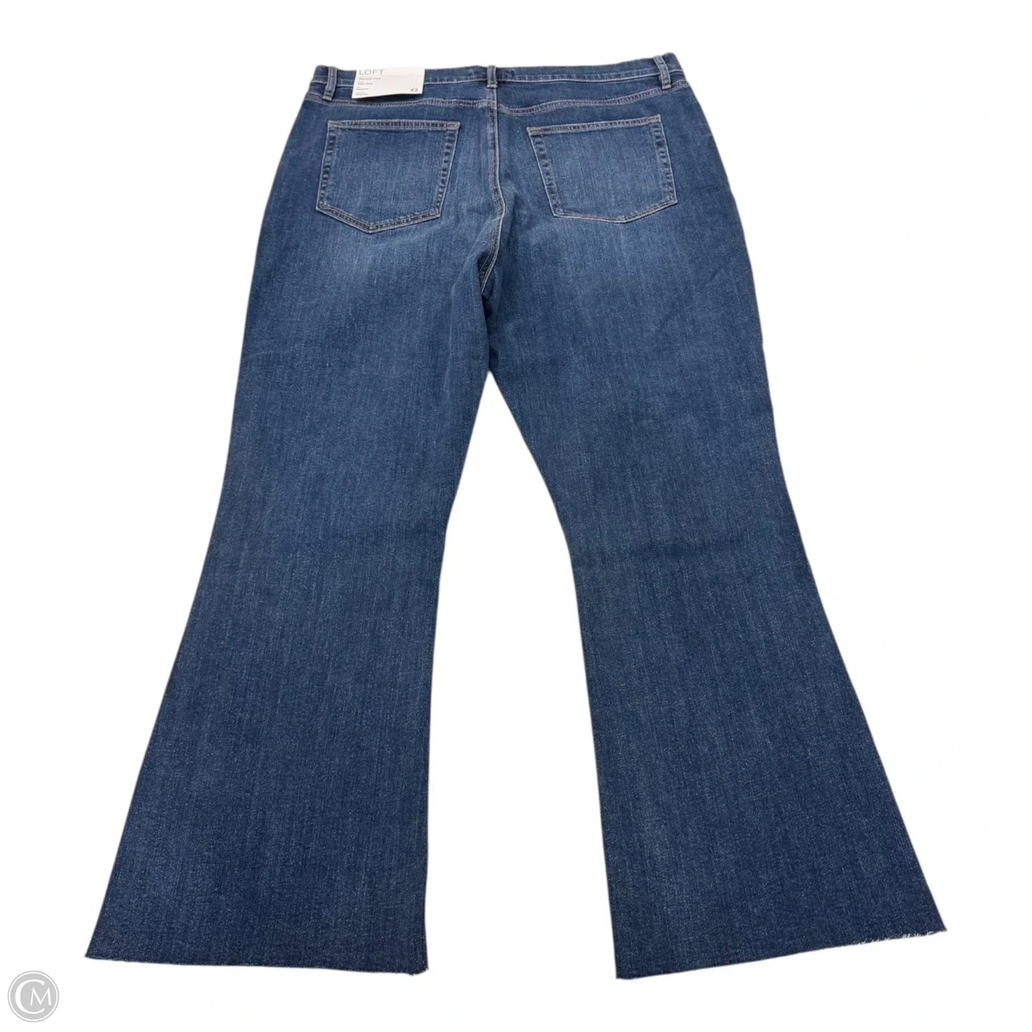 Jeans Skinny By Loft In Blue Denim, Size: 14