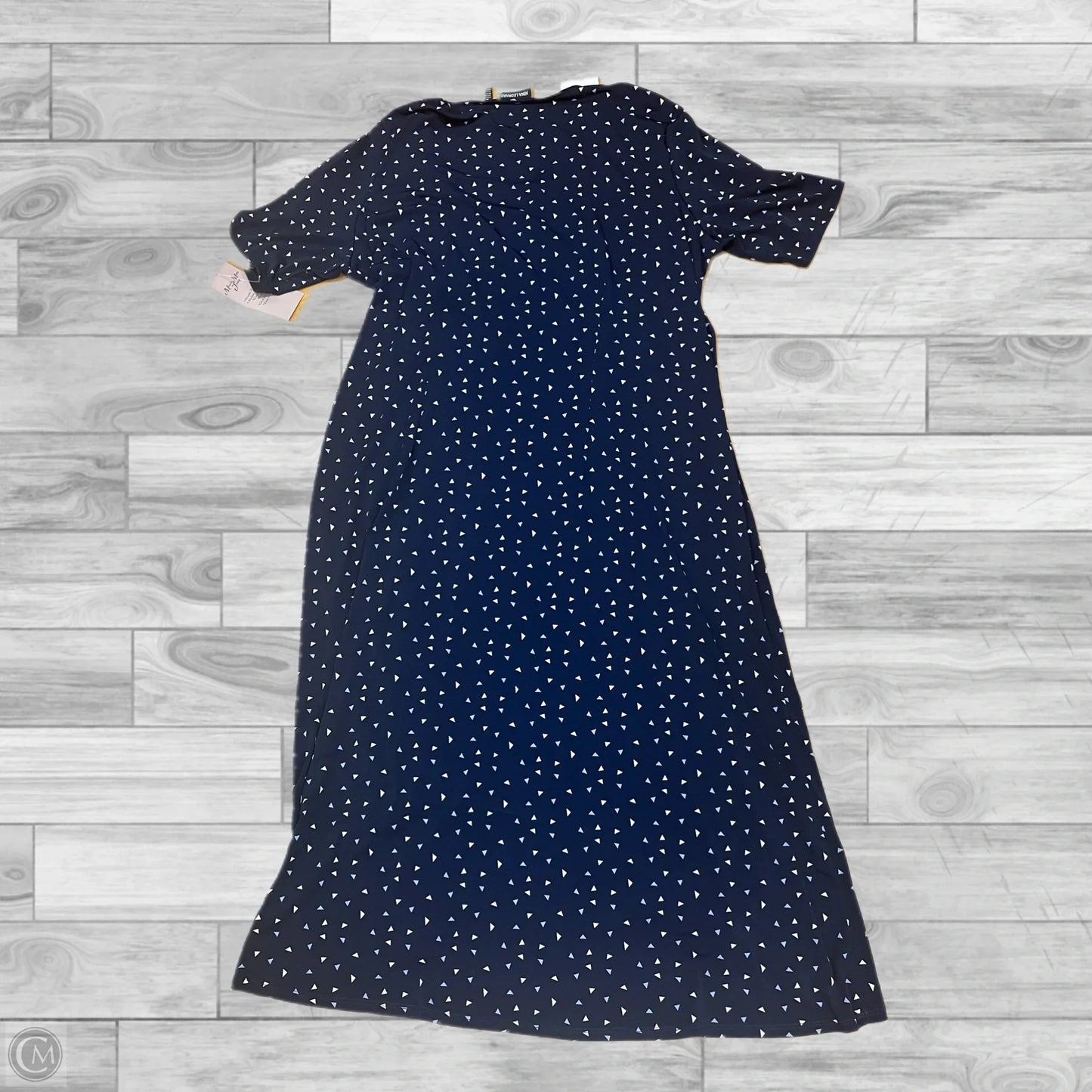 Dress Casual Maxi By Nina Leonard In Blue, Size: 3x