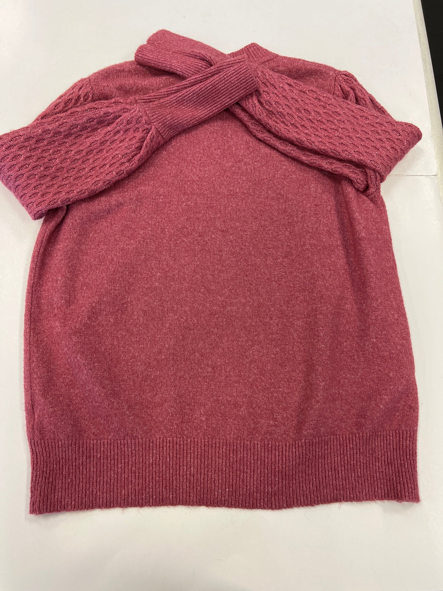 Sweater By Joseph A In Red, Size: L