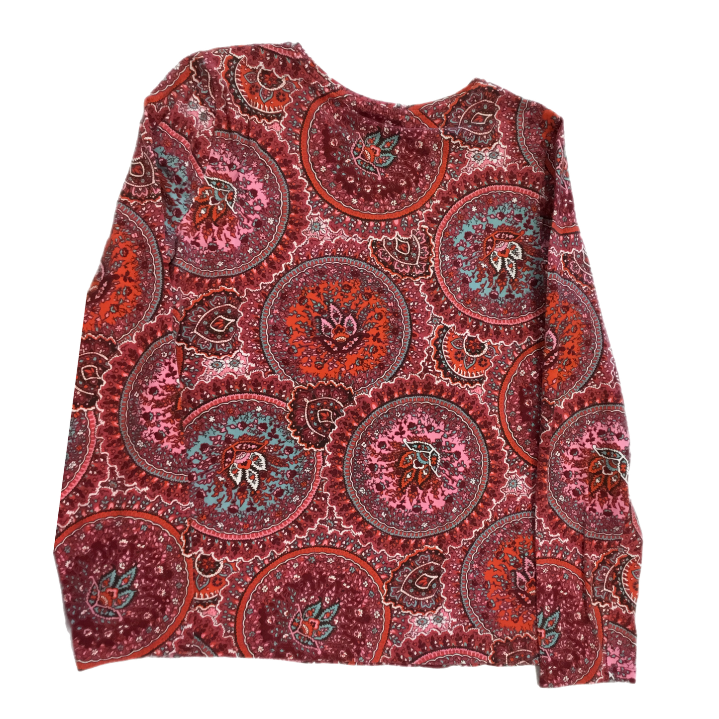 Top Long Sleeve Basic By Talbots In Multi-colored, Size: M