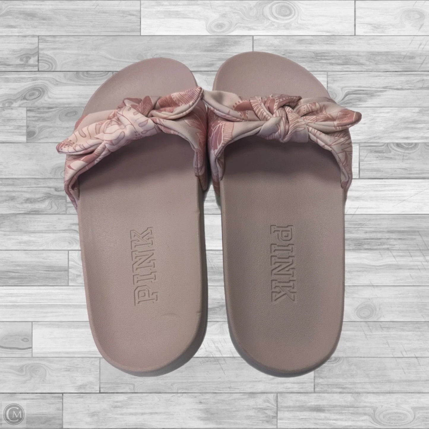 Sandals Flats By Pink In Pink, Size: 10