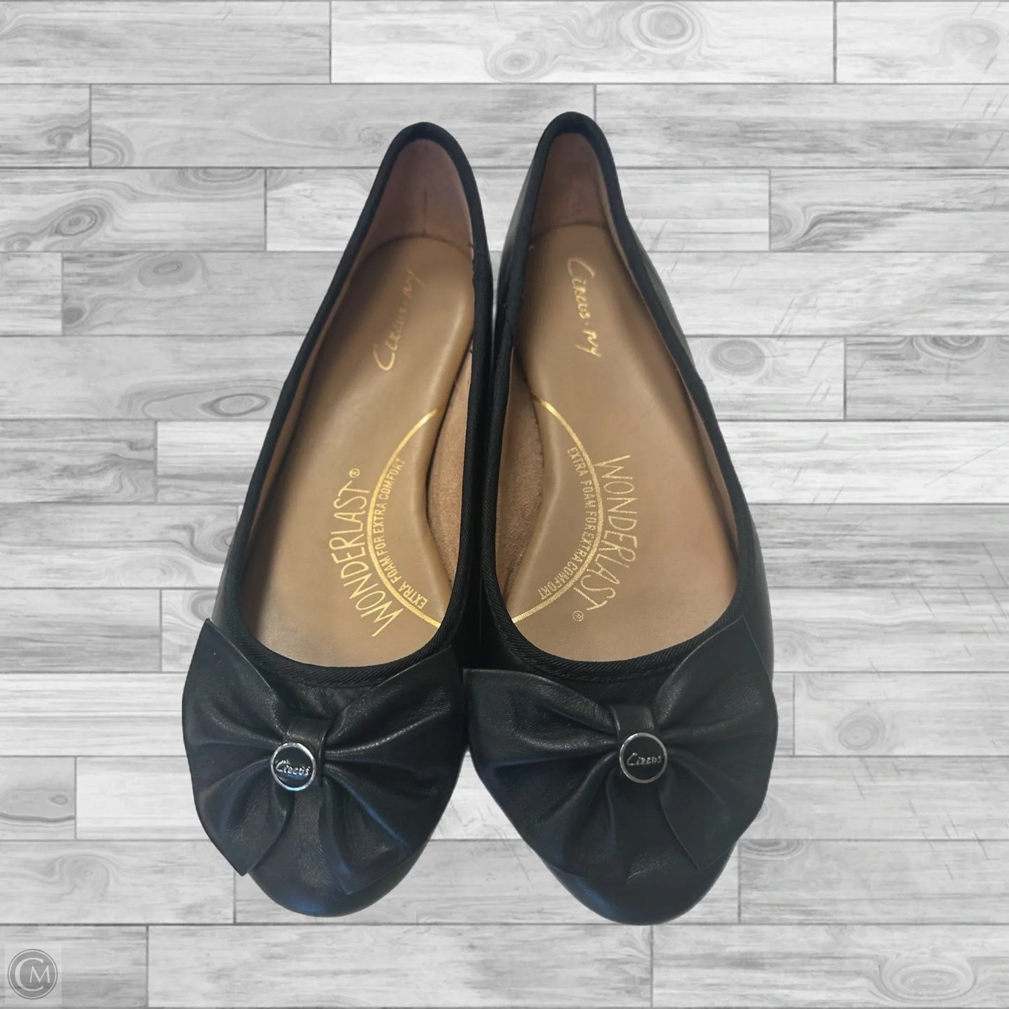 Shoes Flats By Clothes Mentor In Black, Size: 6.5