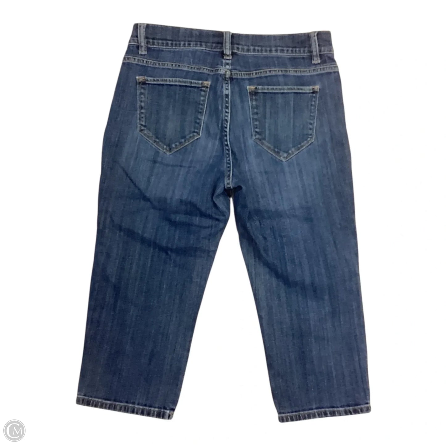 Jeans Cropped By Liz Claiborne In Blue, Size: 4p