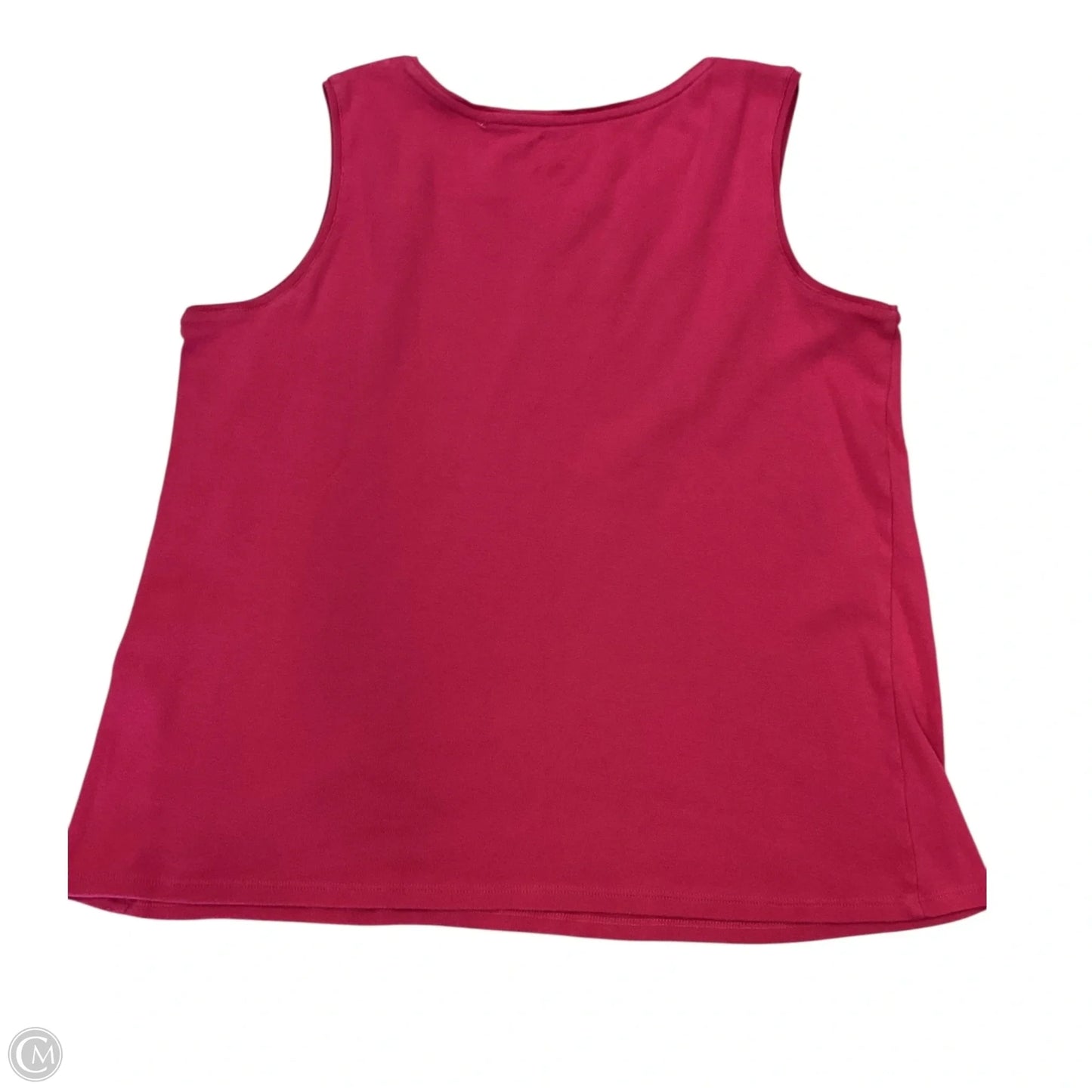 Top Sleeveless Basic By Chicos In Pink, Size: Xl