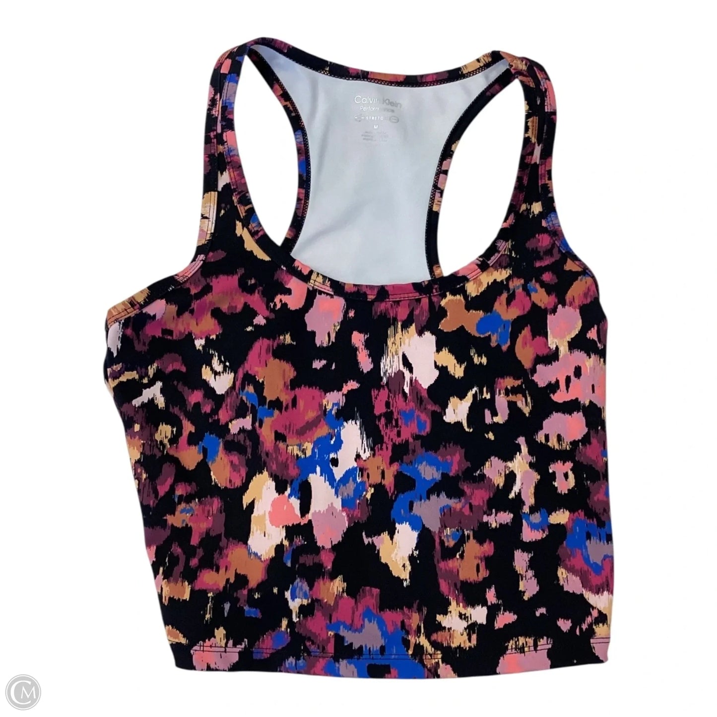 Athletic Bra By Calvin Klein In Multi-colored, Size: M