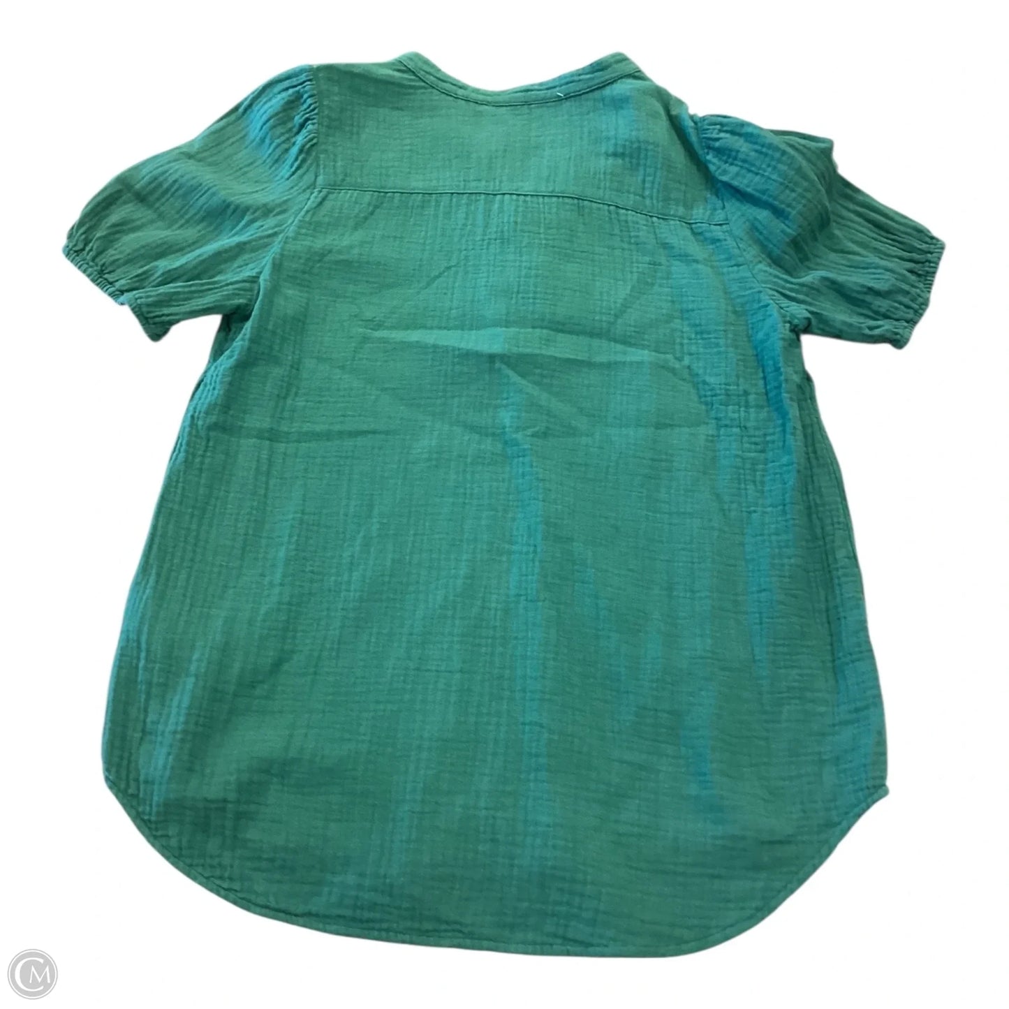 Top Short Sleeve By J. Crew In Green, Size: S