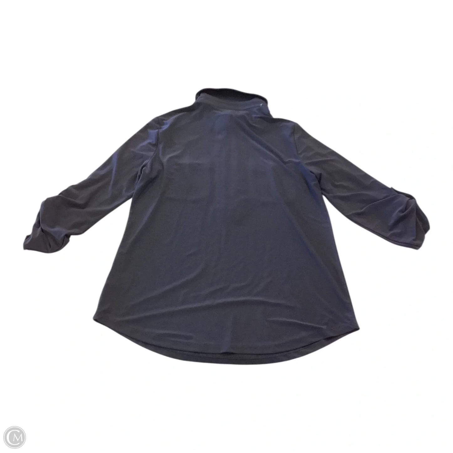 Top Long Sleeve By Anne Klein In Navy, Size: M