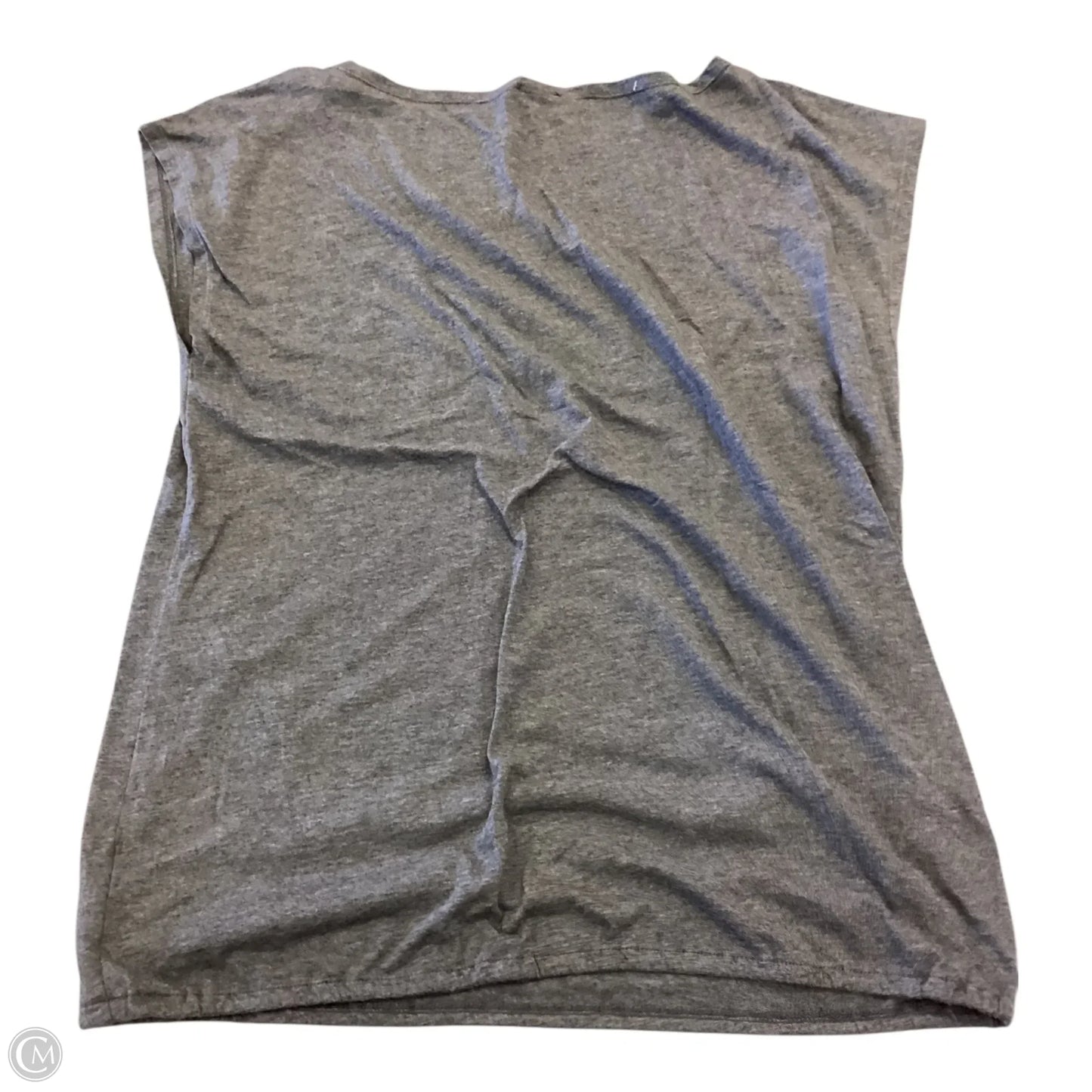 Top Short Sleeve By Talbots In Grey, Size: M