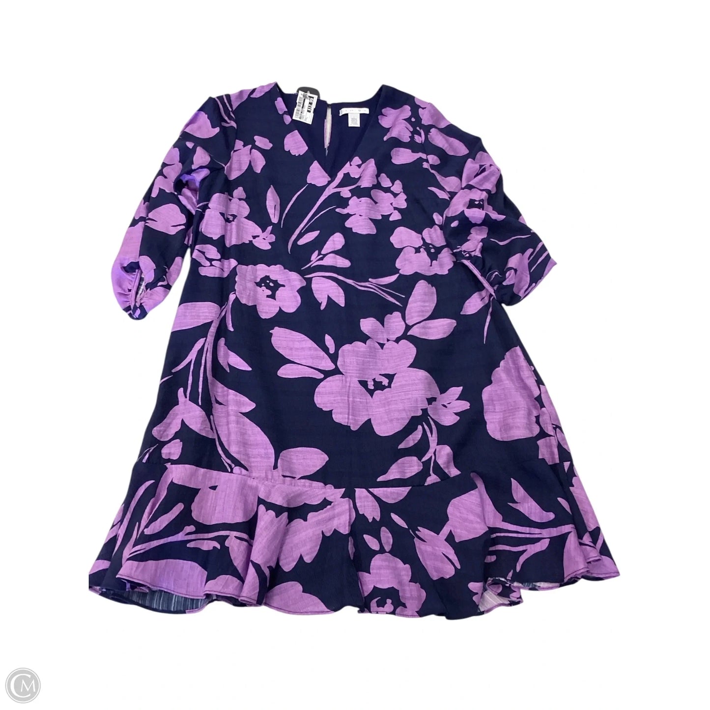 Dress Casual Short By London Times In Purple, Size: L